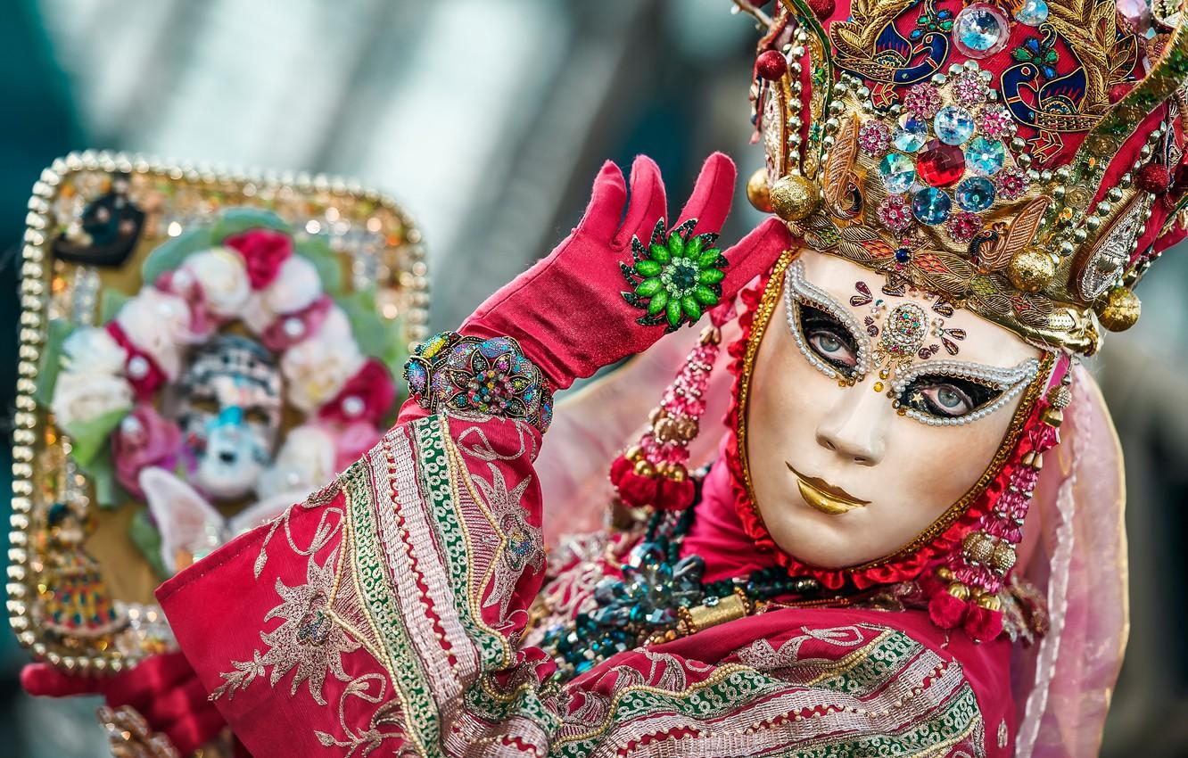 Wallpaper style, mask, Italy, costume, Venice, carnival image
