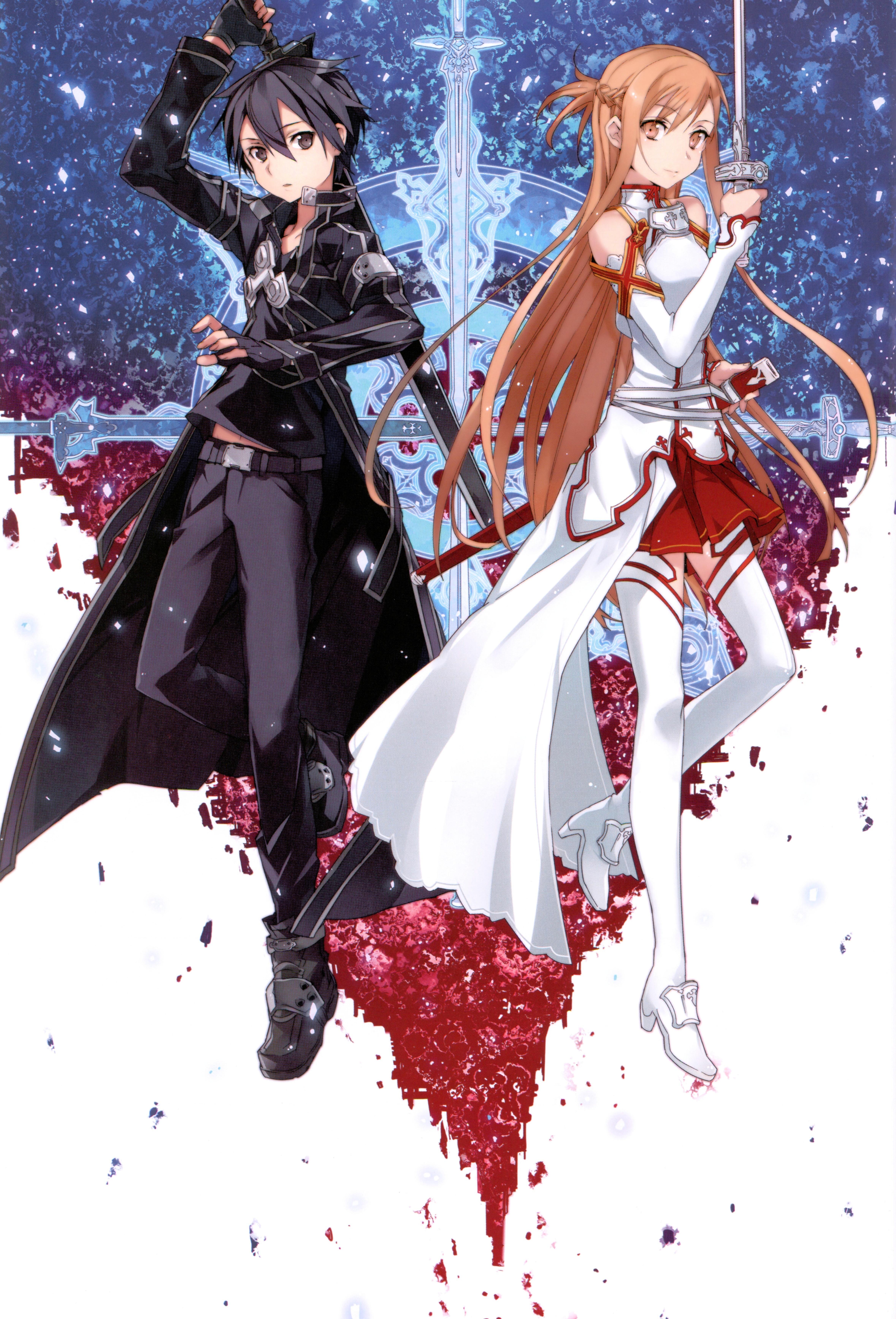 1280x2120 Resolution Sword Art Online 4k Asuna Yuuki and Kirito iPhone 6  plus Wallpaper  Wallpapers Den