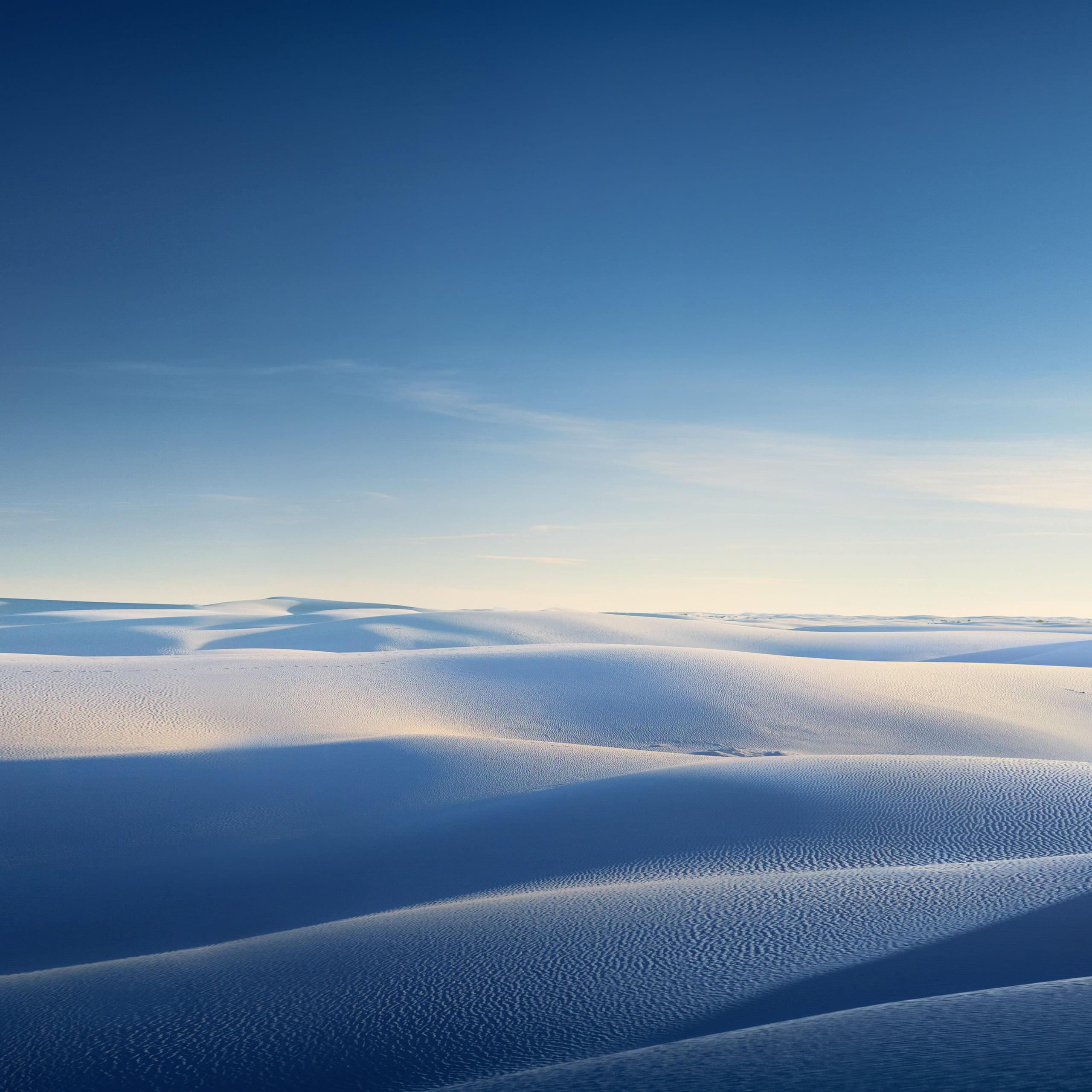 White sand desert under blue sky HD wallpapers
