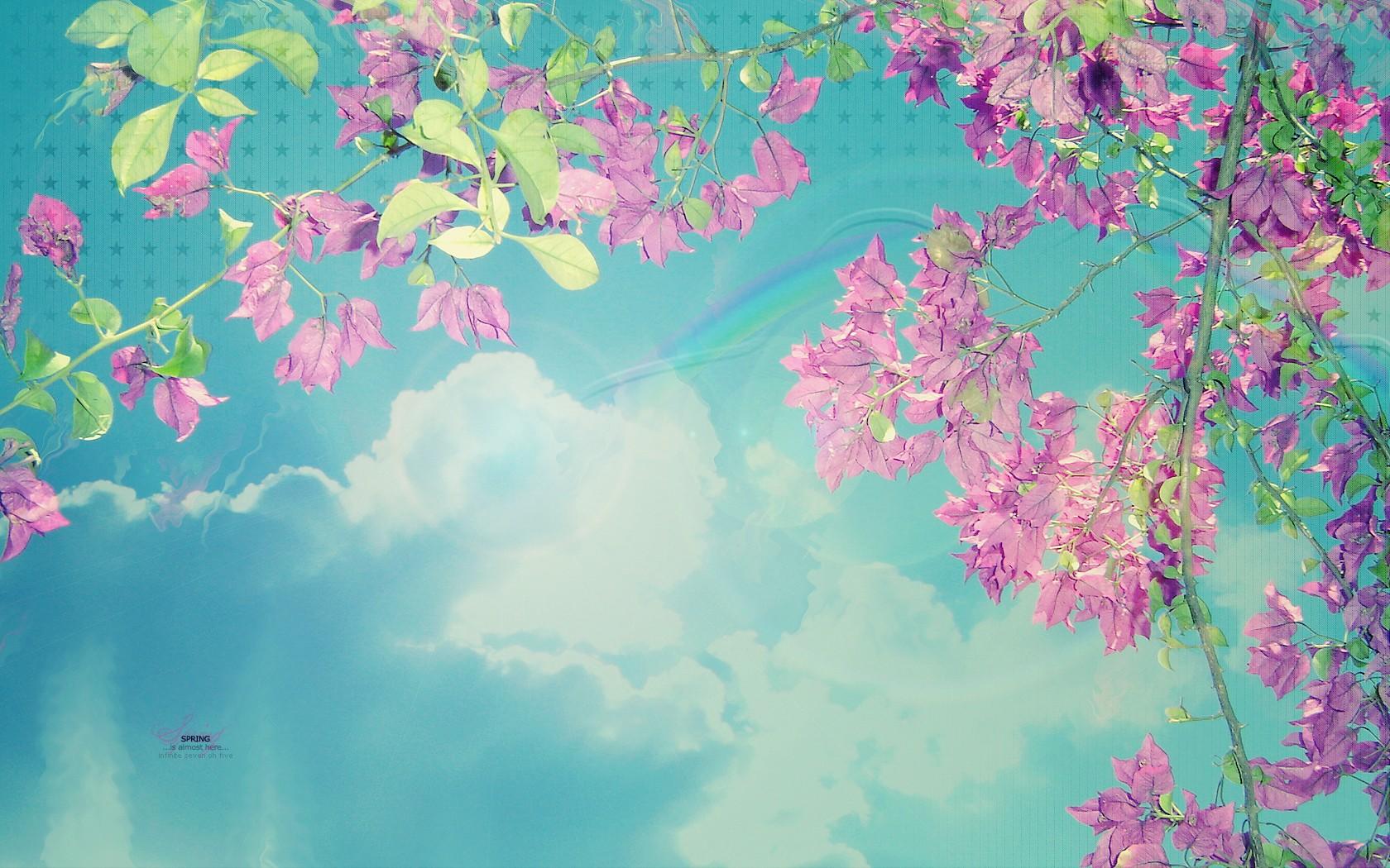 Spring Sky desktop PC and Mac wallpaper