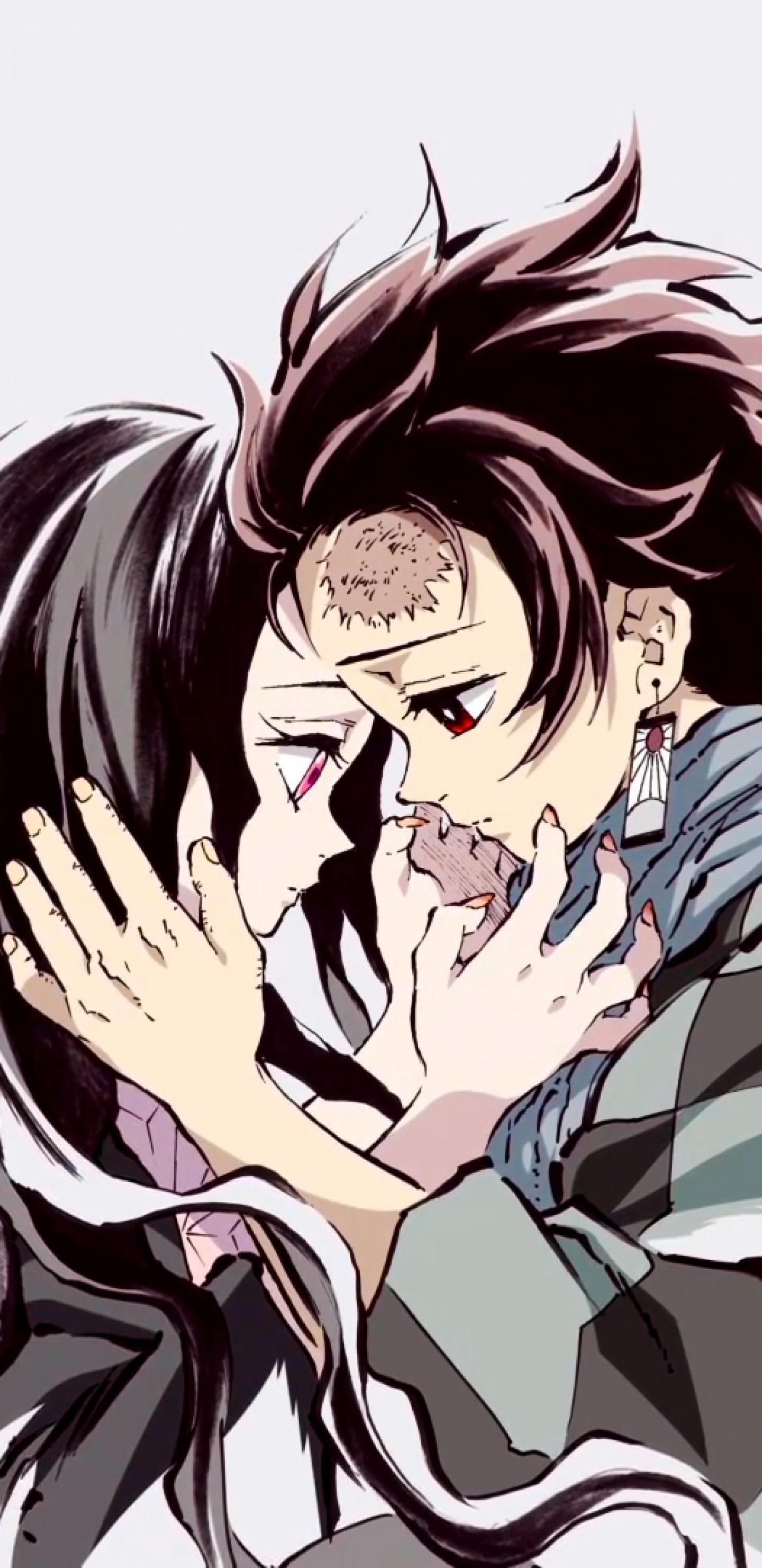 Download 1440x2960 Tanjirou Kamado, Kimetsu No Yaiba, Nezuko