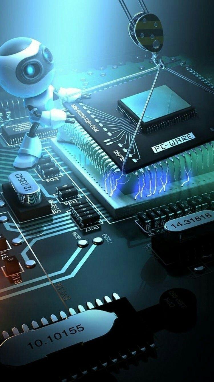 Cyber Motherboard Live Wallpaper - free download