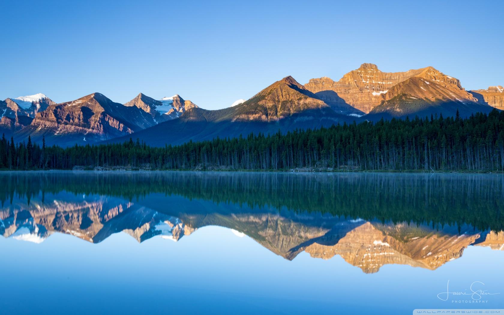 Herbert Lake Banff National Park Canada Ultra HD Desktop