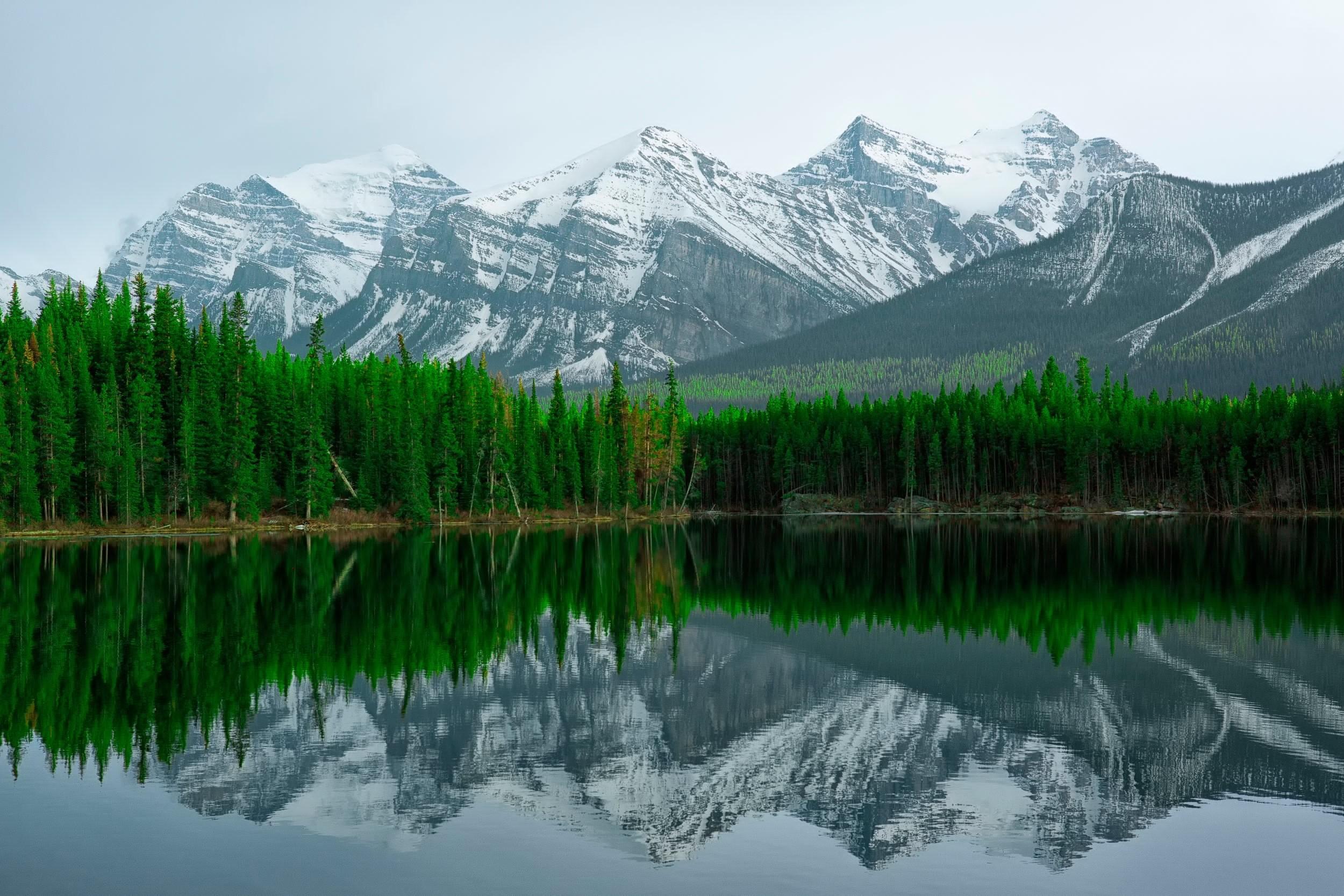Mountains, Full HD, High Definition, Herbert, Lake, Lake Windows