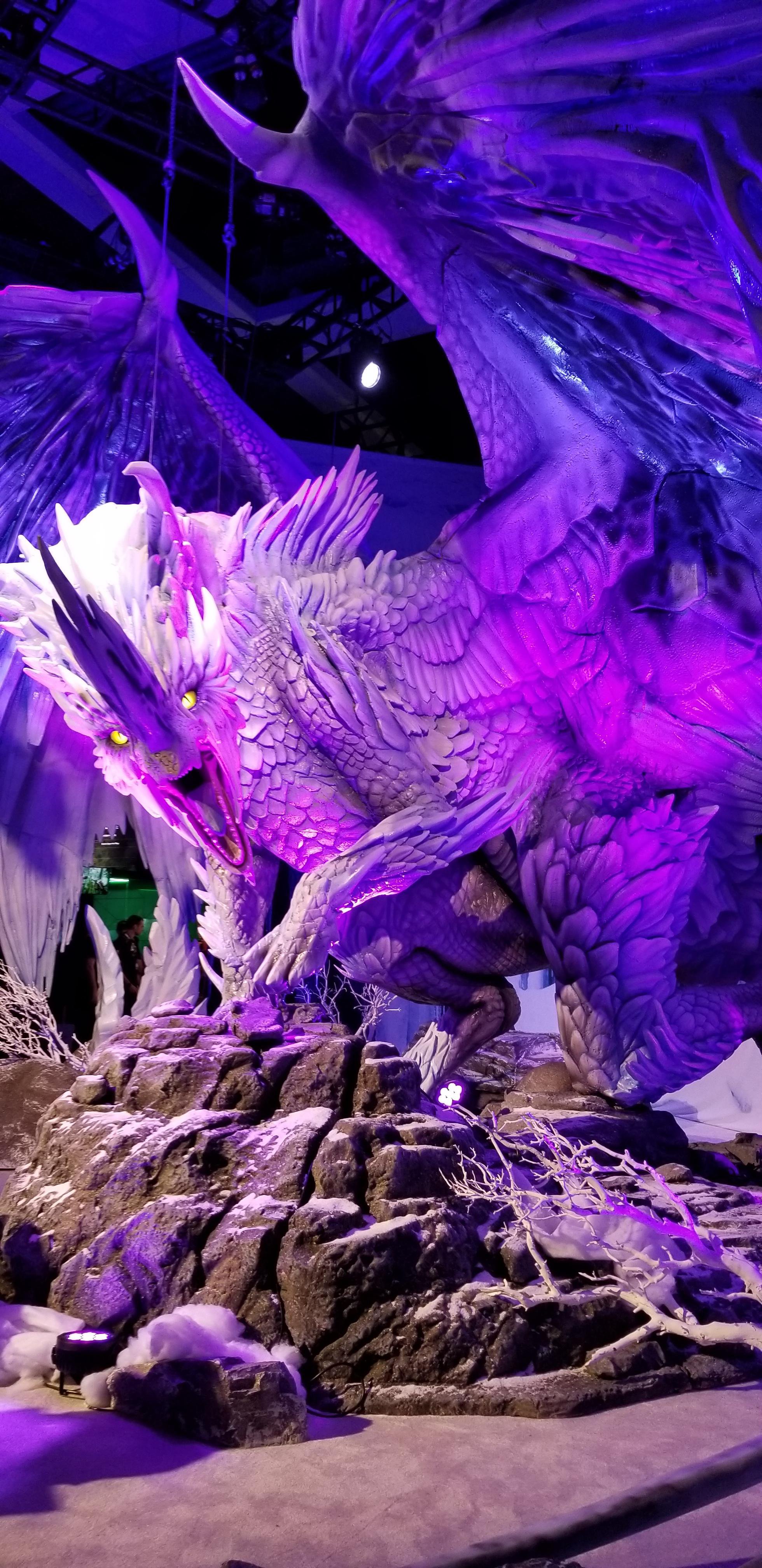 I took this shot of Velkhana at PAX West, figured some people may