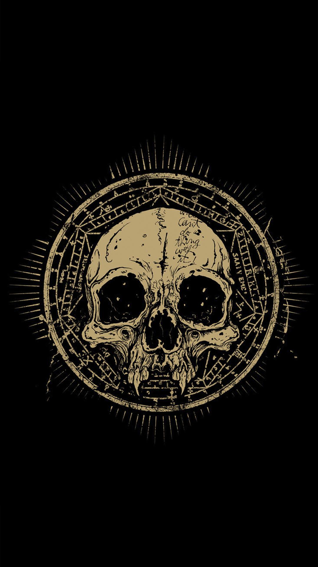 Free download Skull Talisman Grunge Android Wallpaper download
