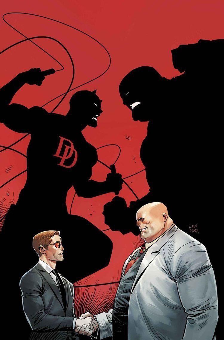 Daredevil vs. Kingpin by Dan Mora. Daredevil, Marvel comics