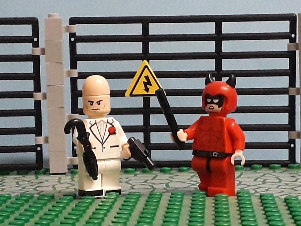 Marvel: Daredevil vs Kingpin in Lego parts