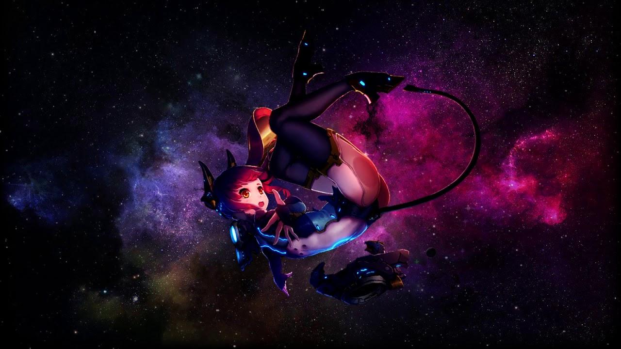 Space Anime Girl Live Wallpaper HD