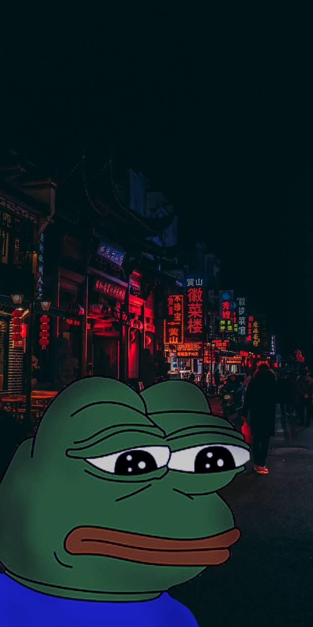Sad Pepe wallpaper