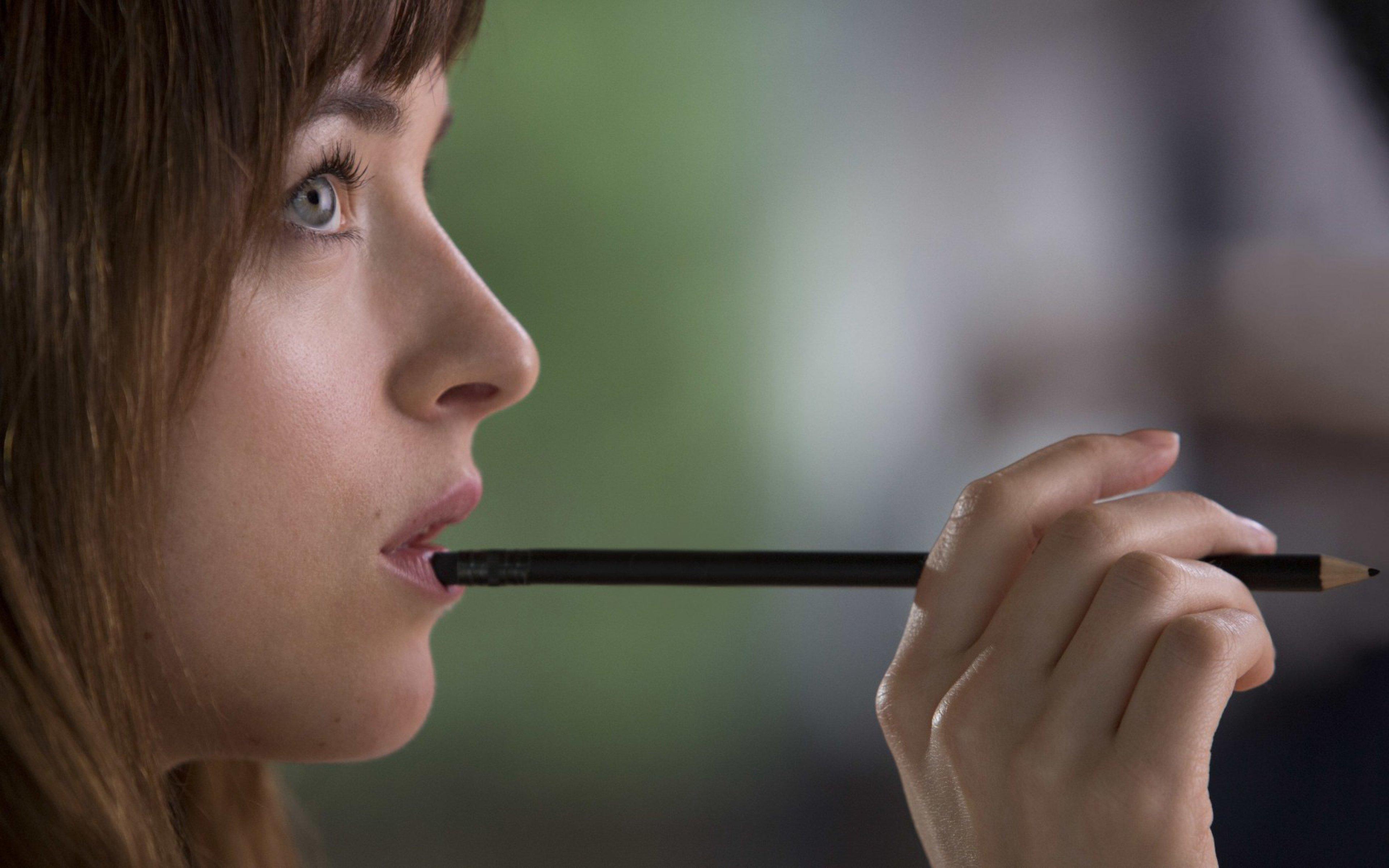 Dakota Johnson Fifty Shades Of Grey HD Wallpaper 3840x2400