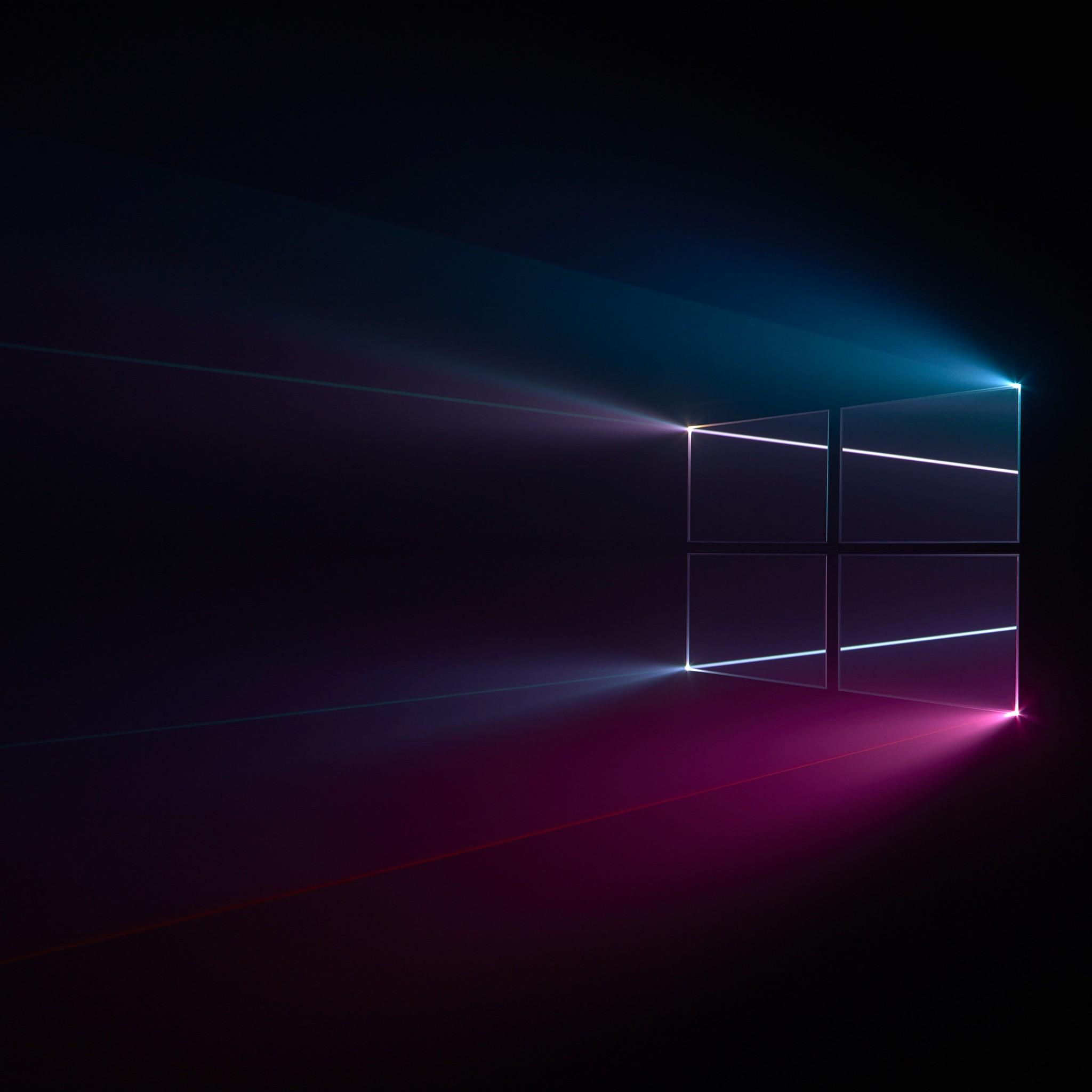 Wallpaper Windows Windows logo, Blue, Pink, Dark, HD, Technology,. Wallpaper for iPhone, Android, Mobile and Desktop