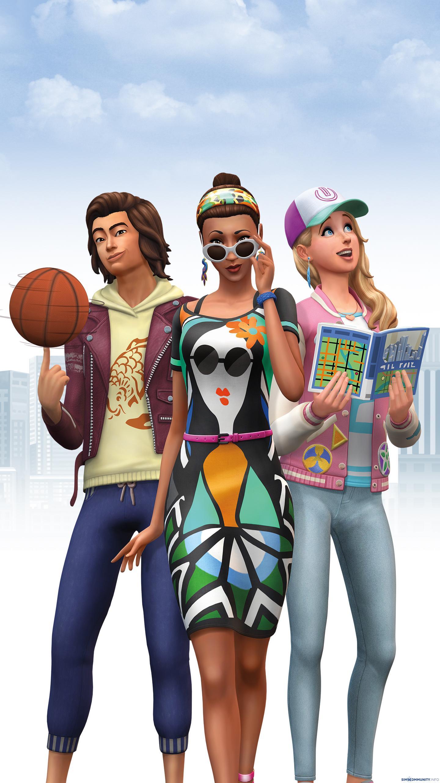 The Sims 4 City Living: Desktop & Smartphone Wallpaper