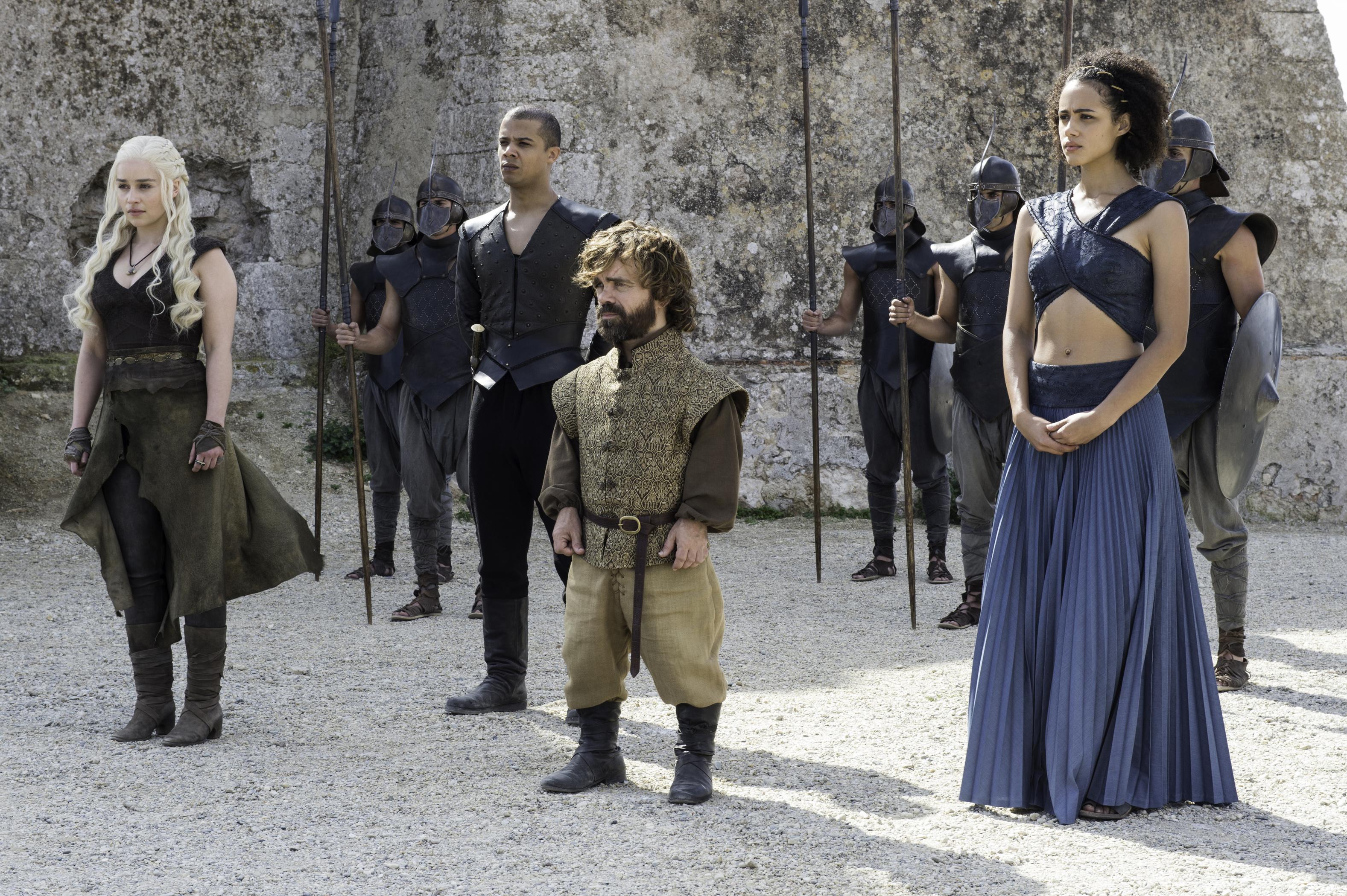 Missandei and Grey Worm Have Their Own 'GOT' Posters | The Mary Sue