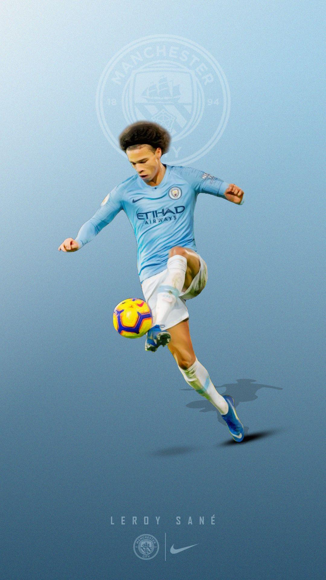 Leroy Sane. Manchester City x. Manchester