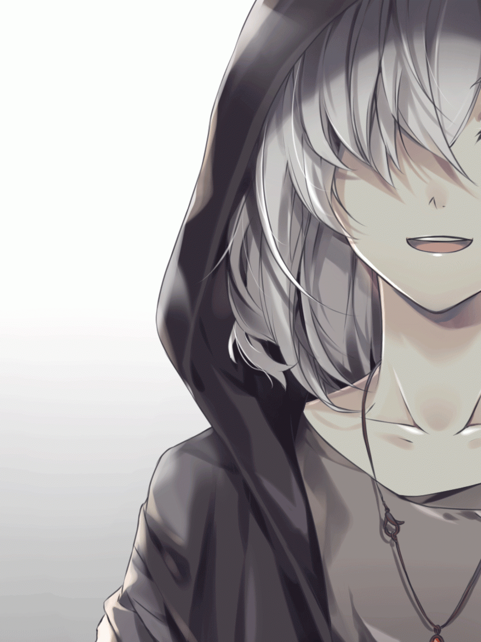 Sad Anime Boy Wallpaper HD Anime With Hoodie, HD Wallpaper