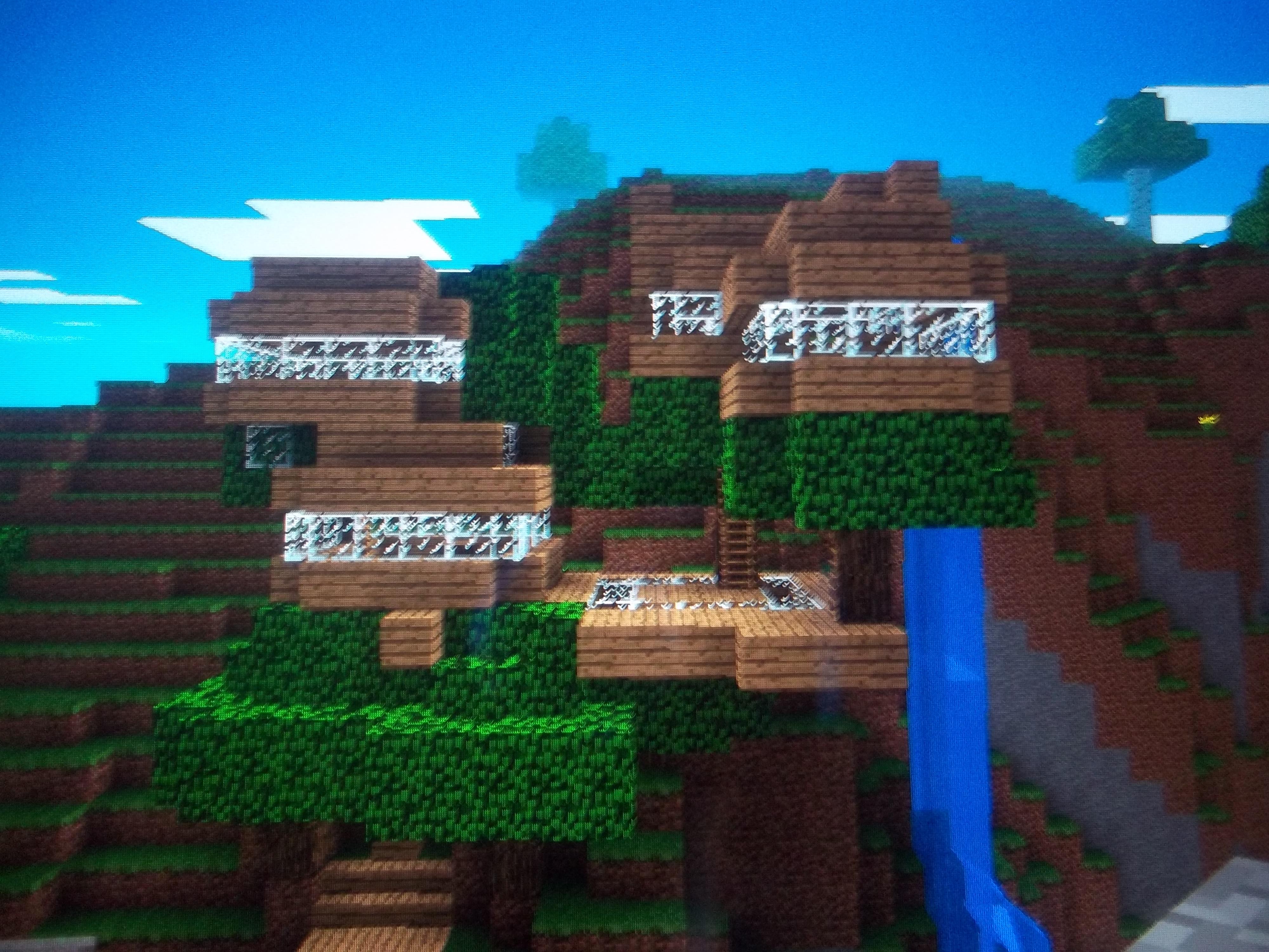 Minecraft arbre house front