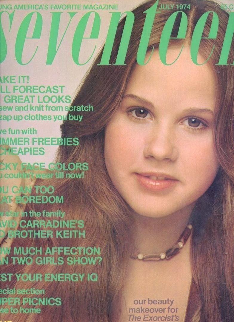 Seventeen Magazine July 1974 with Linda Blair. Seventeen