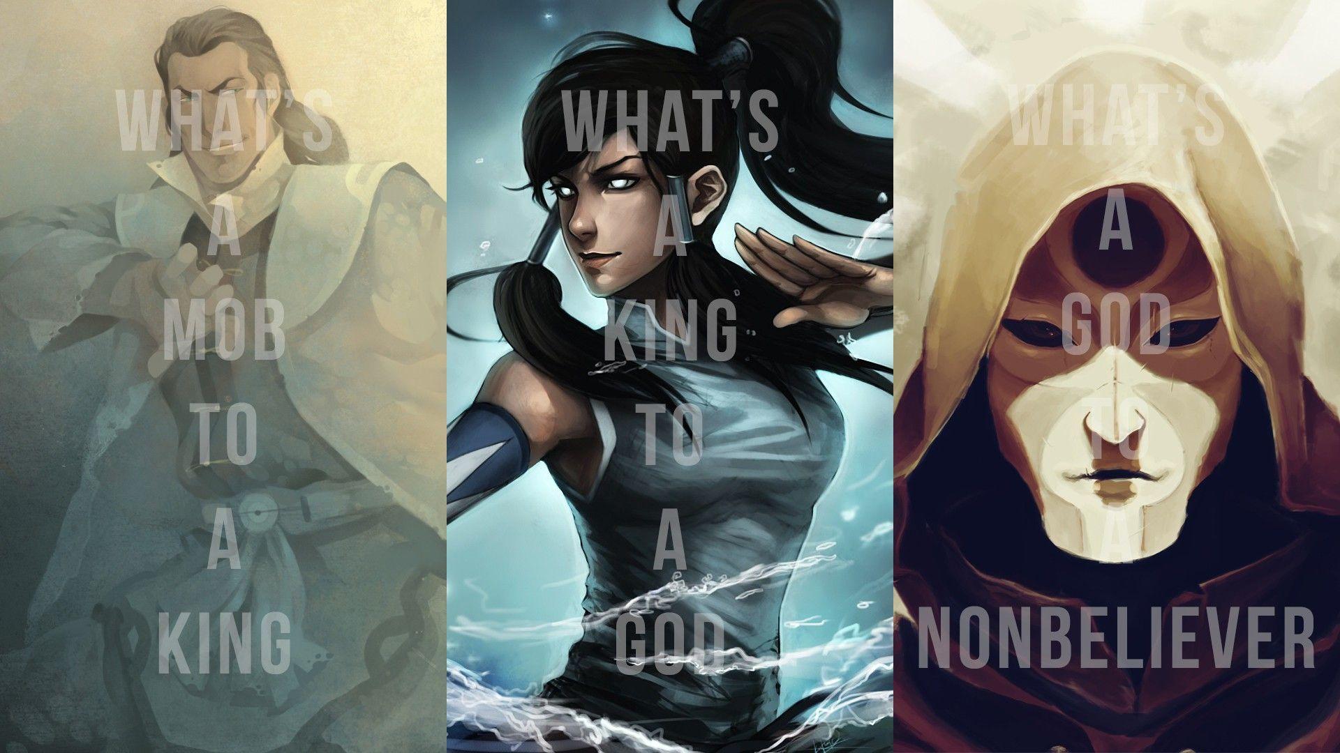 Korra, The Legend Of Korra, Avatar, Amon, Tarrlok Wallpaper HD