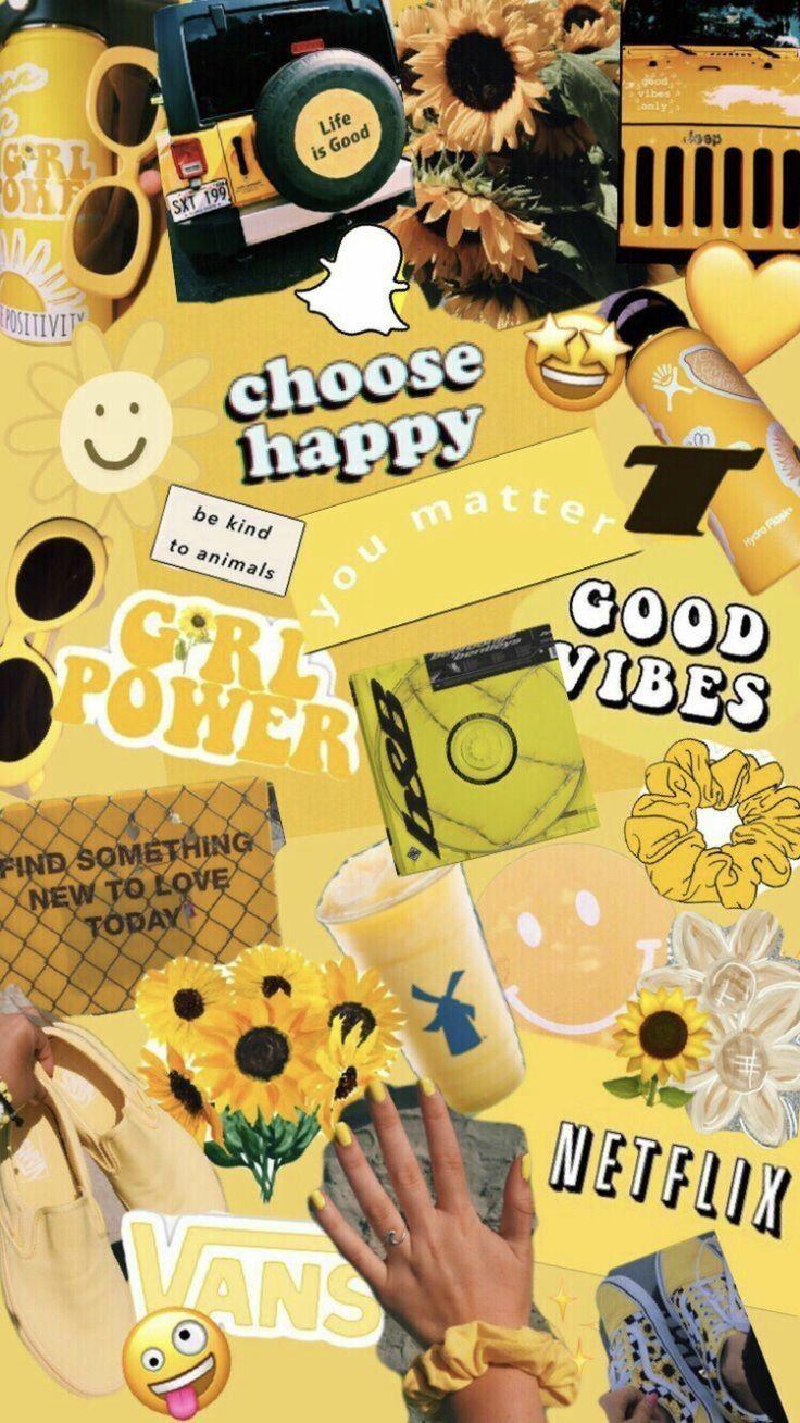 Featured image of post Soft Yellow Aesthetic Collage - We want to test your creativity by challenging you to create a collage inspired by the bright color, yellow!