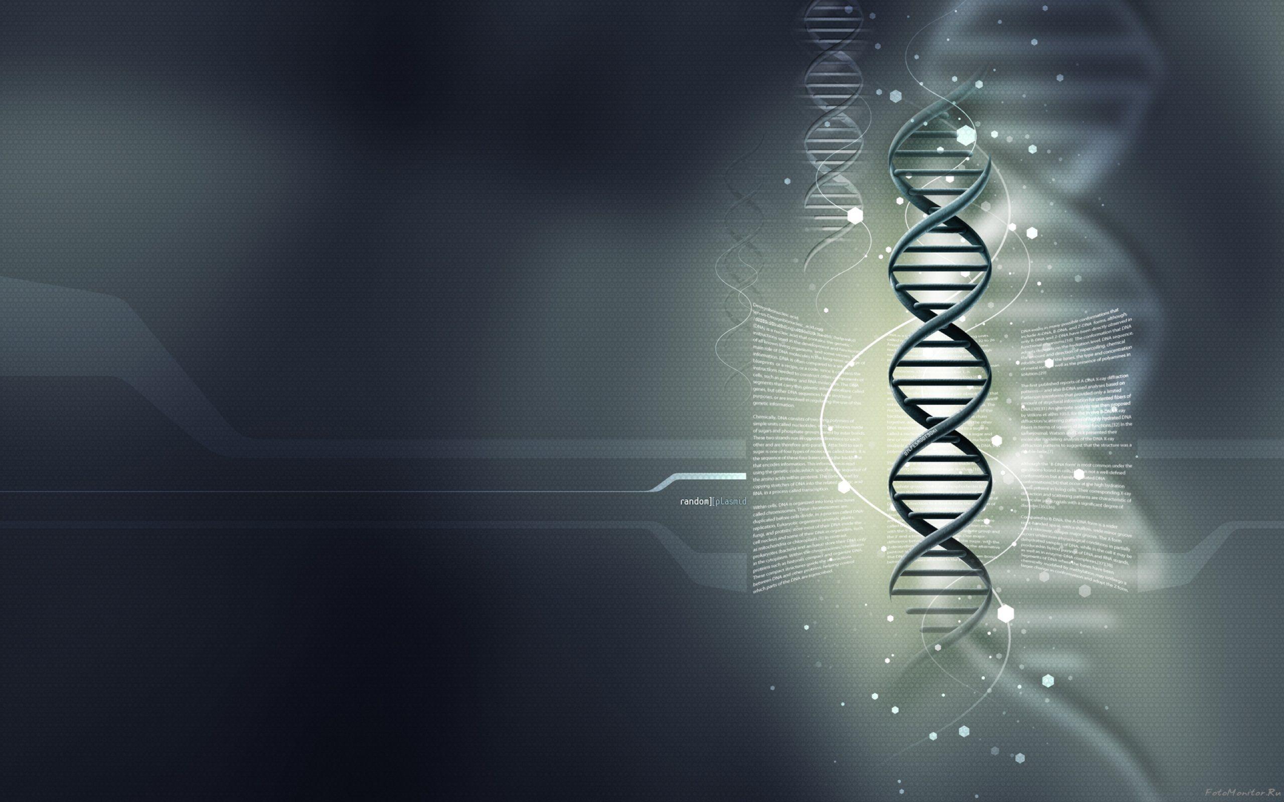 Download wallpaper gray background, DNA, medical wallpaper, genes