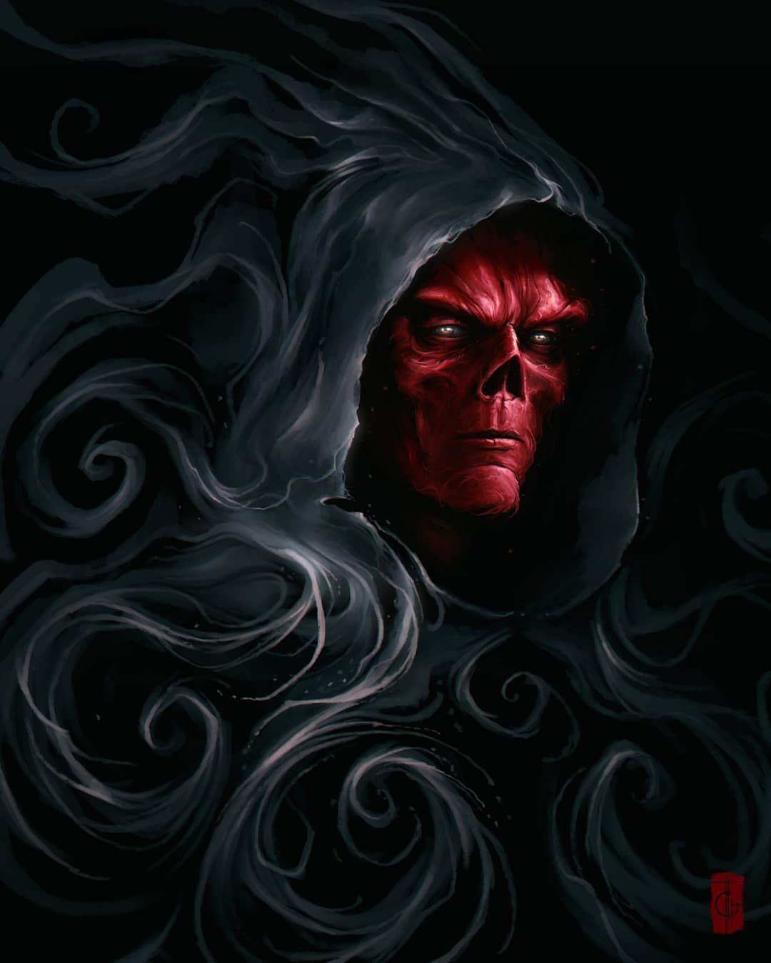 my Red skull fan art. Red skull marvel, Marvel tattoos, Marvel