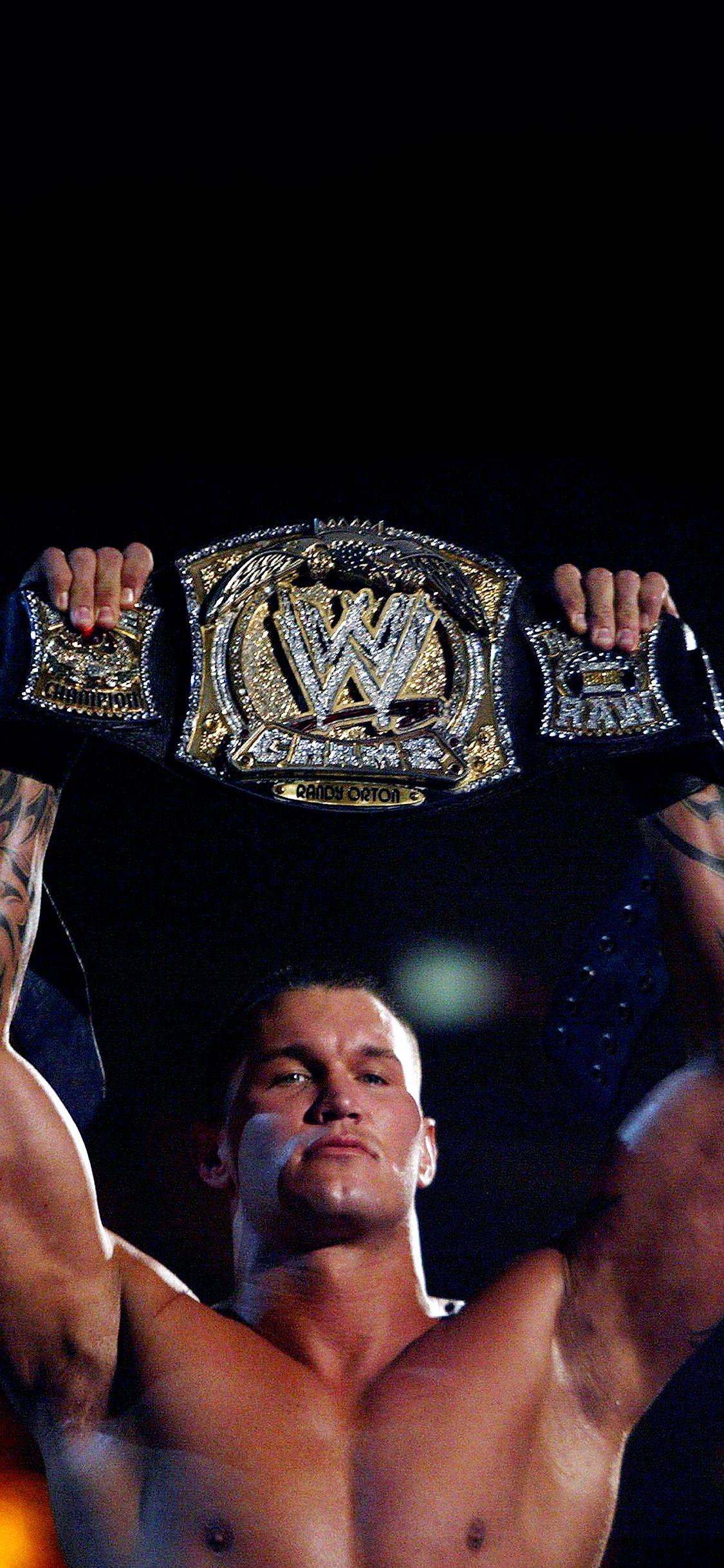 Wallpaper Randy Orton With Belt Wwe