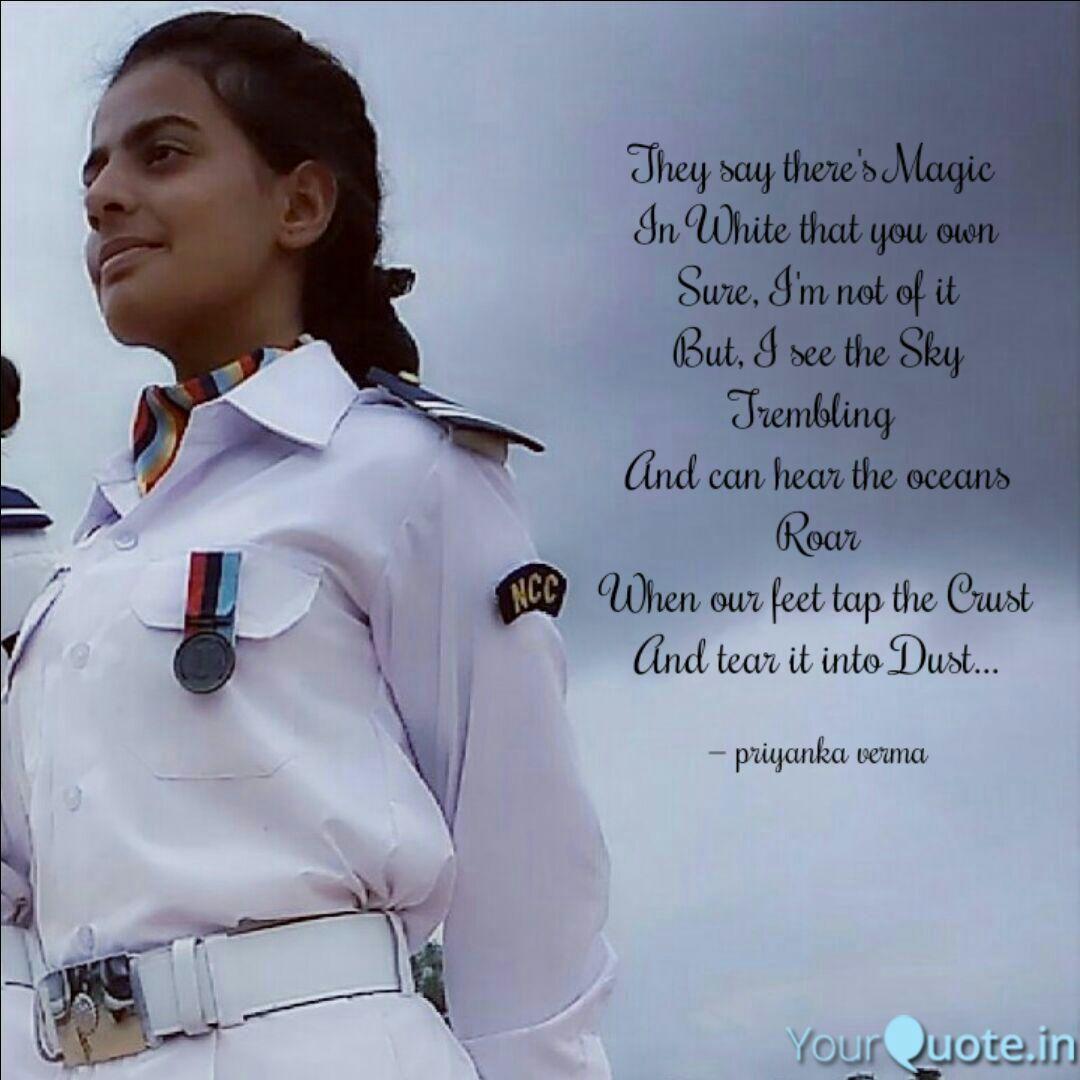 A magic uniform. Indian army quotes, Navy quotes, Indian navy