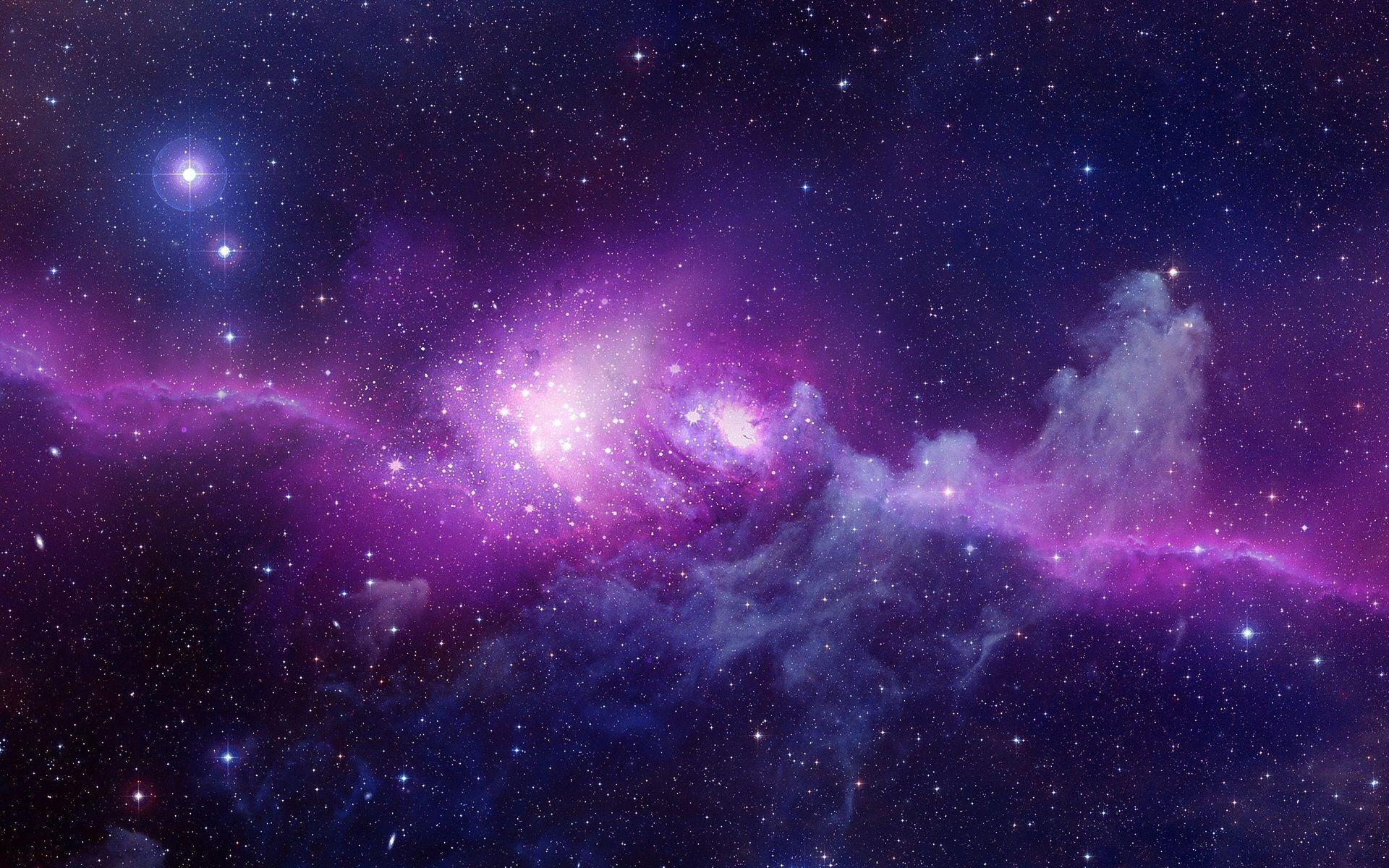 Violet space. Galaxy wallpaper, Galaksi bima sakti, Galaksi