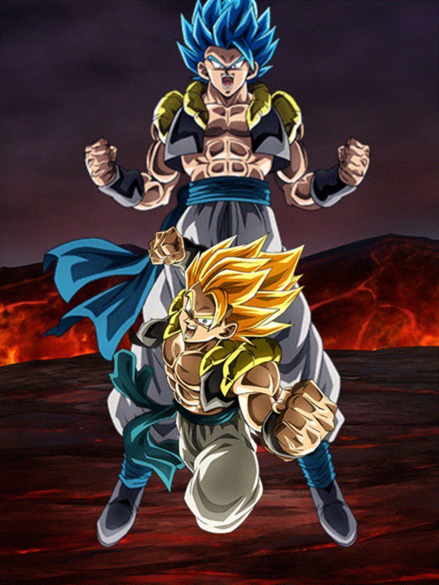 Wallpaper Gogeta Blue And Broly Battle Gogeta Blue