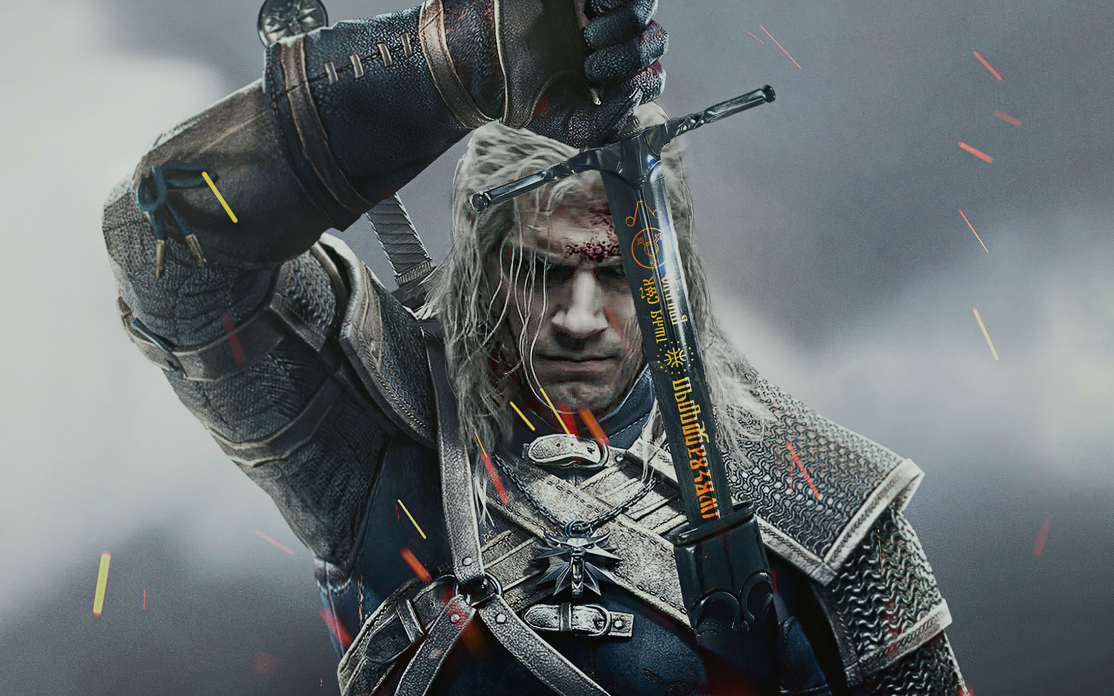 Henry Cavill in The Witcher Wallpaper 4k Ultra HD