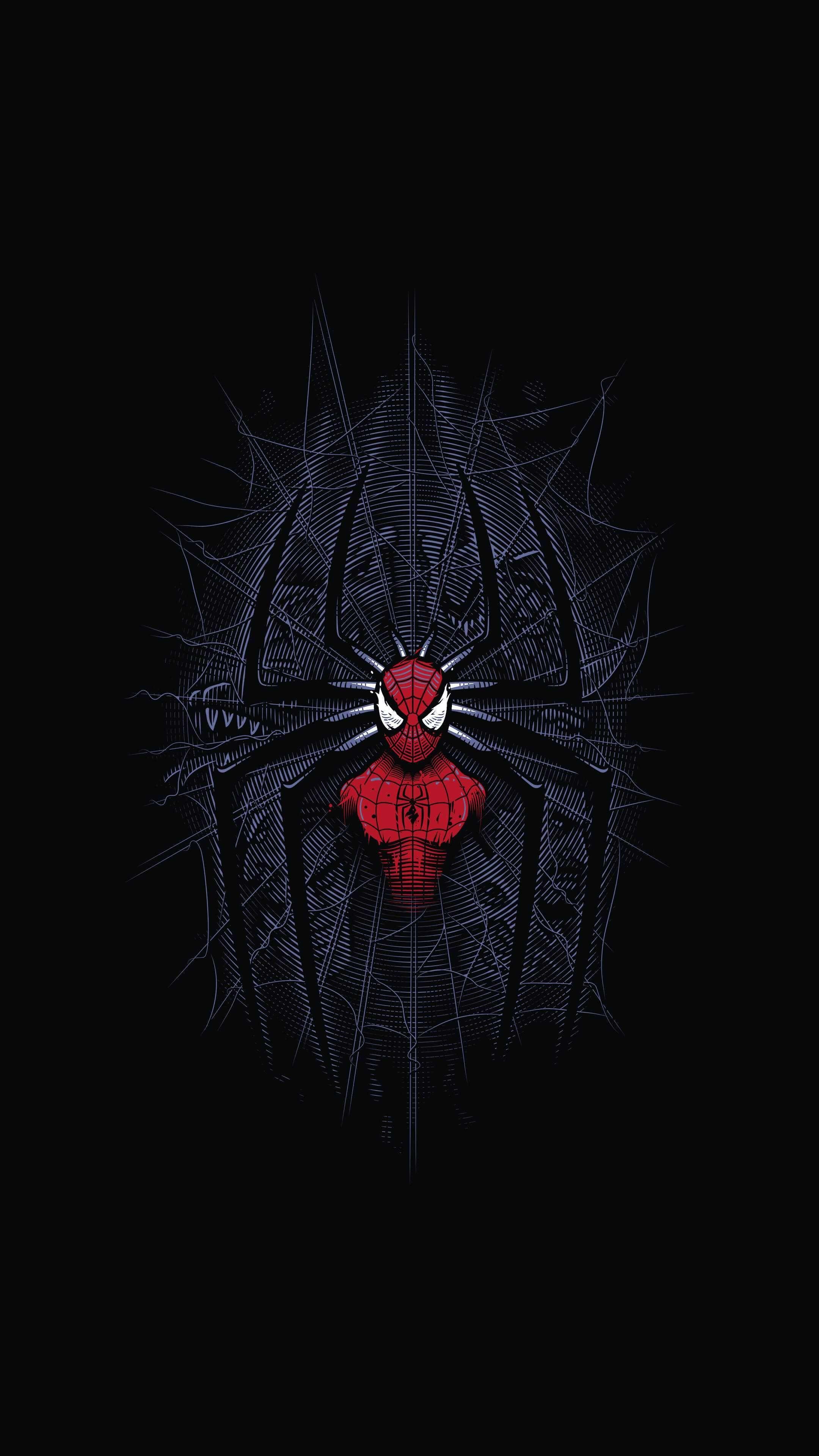Spider man web iPhone Wallpaper. Fondo de pantalla de android