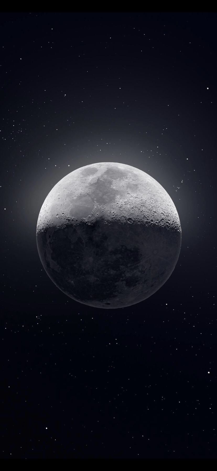 Awesome moon photo scaled to iPhone XR wallpapers