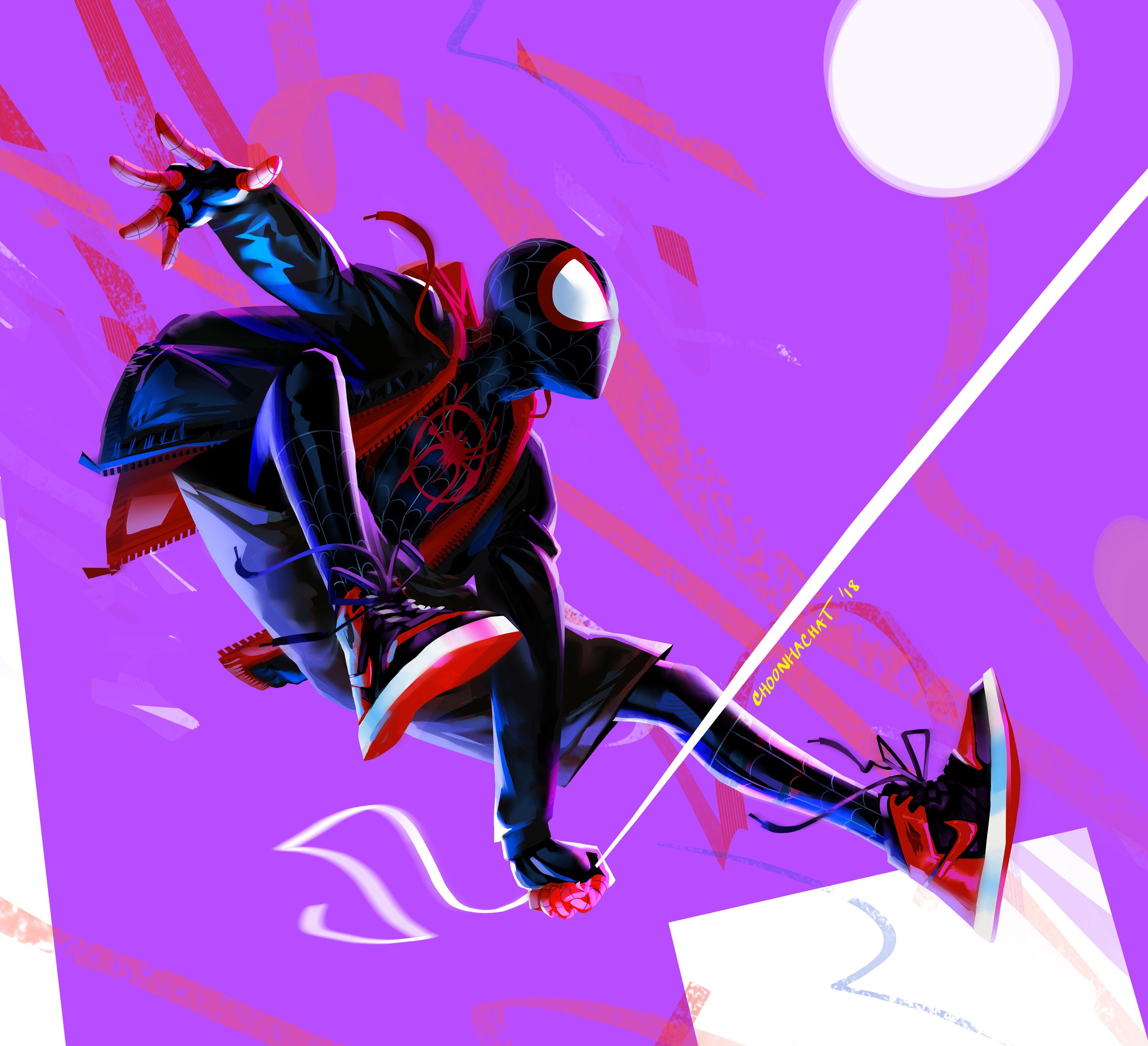 Wallpaper Miles Morales, Spider Man: Into The Spider Verse, HD, 4K, Creative Graphics,. Wallpaper For IPhone, Android, Mobile And Desktop
