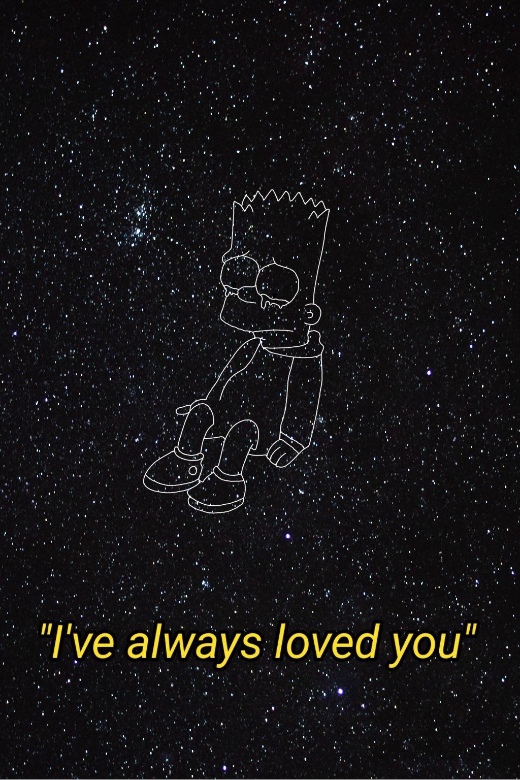 Sad bart, HD phone wallpaper