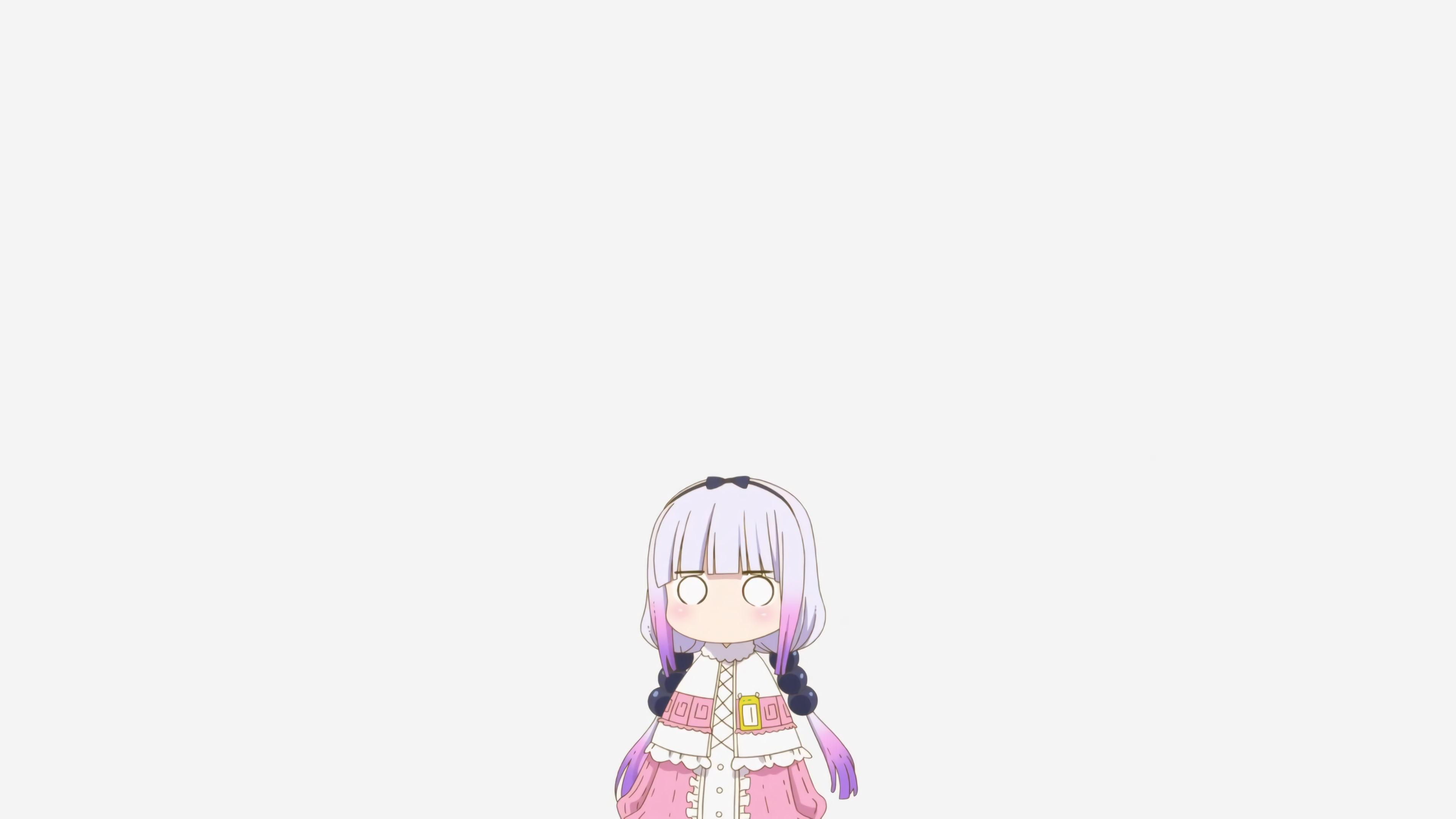 Kobayashi San Chi No Maid Dragon, Simple Background