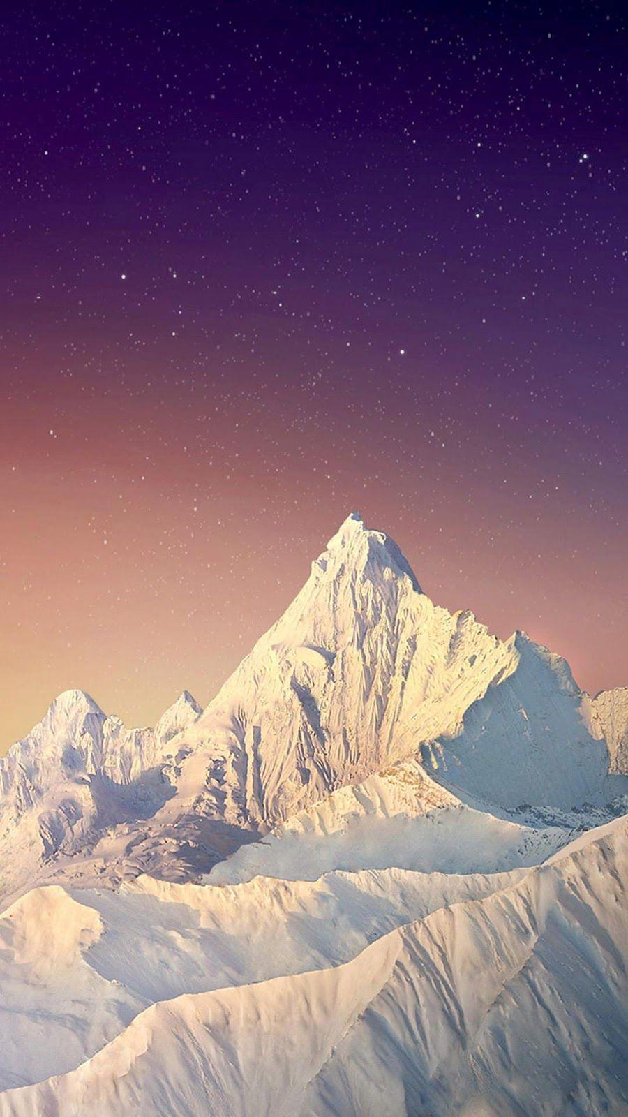 White Mountains HD iPhone 7 and iPhone 7 Plus Wallpaper