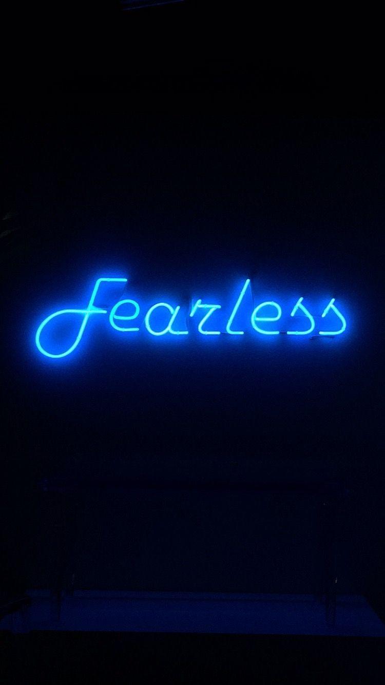 Be Fearless. #RoyaleLighting #JRX. Neon