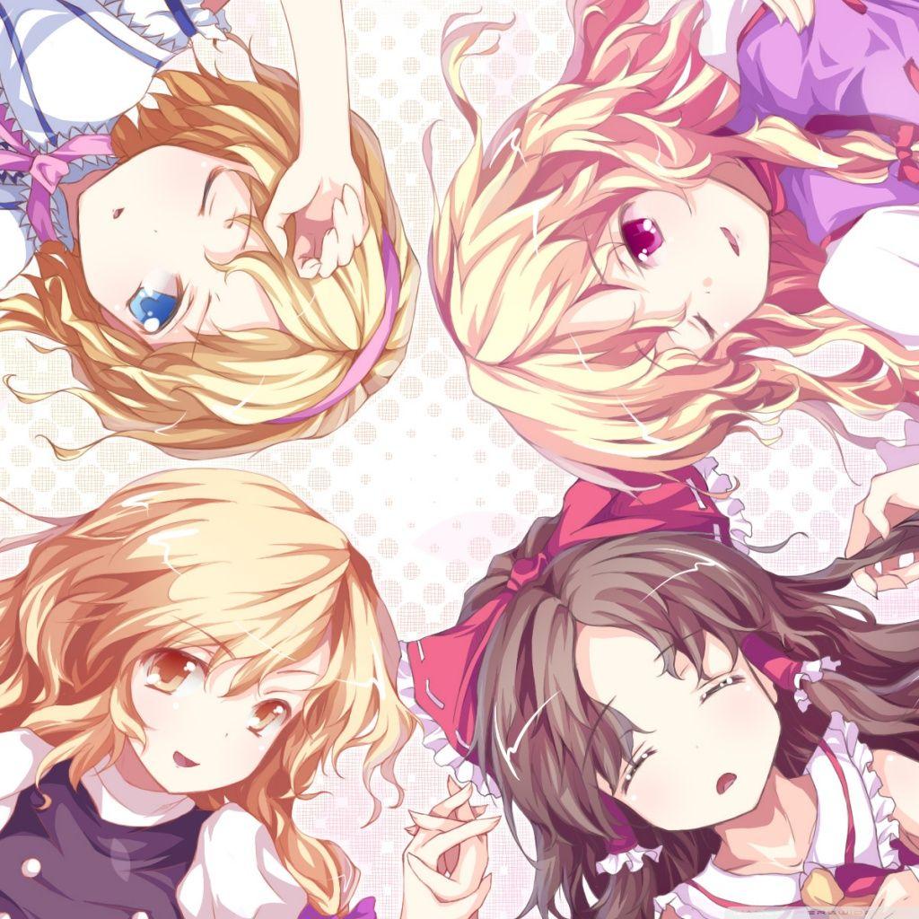 Tohou Girls Ultra HD Desktop Background Wallpaper for: Widescreen