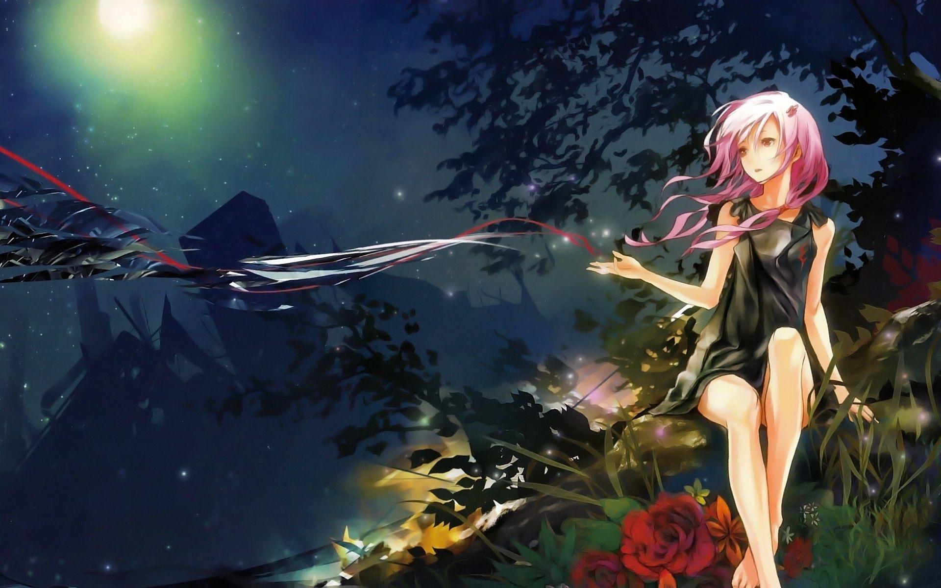 Pink Hair Japanesse Drawing. Guilty crown wallpaper, Anime