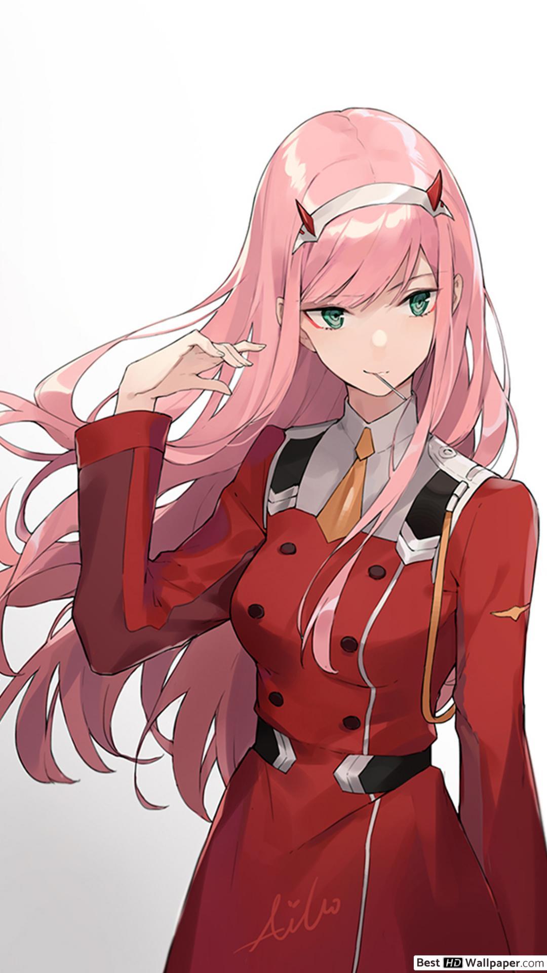 Zero Two Wallpaper Iphone Zero Two Wallpapers Top 4k Backgrounds 