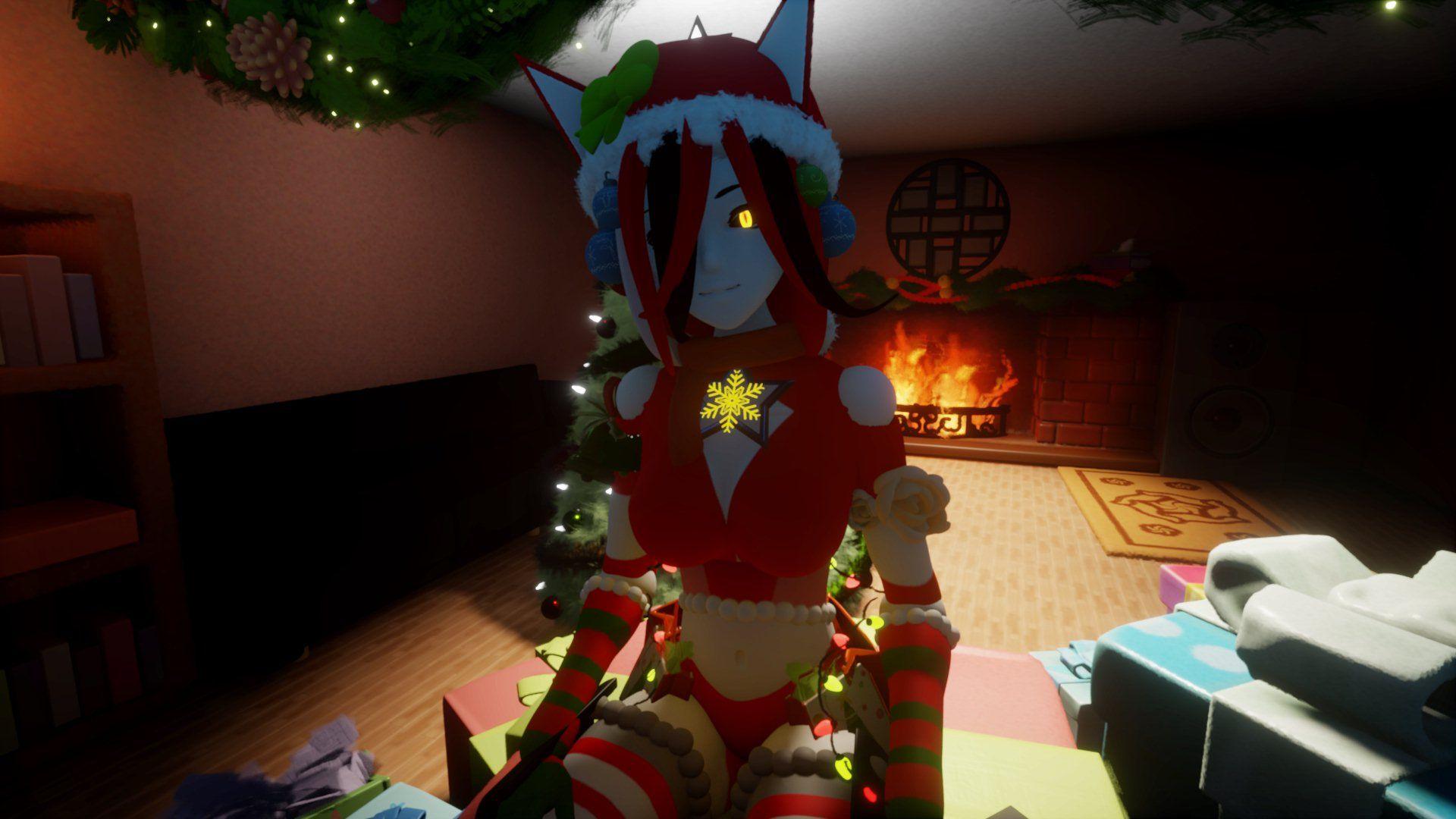 B 07 Christma Anime Robot Girl