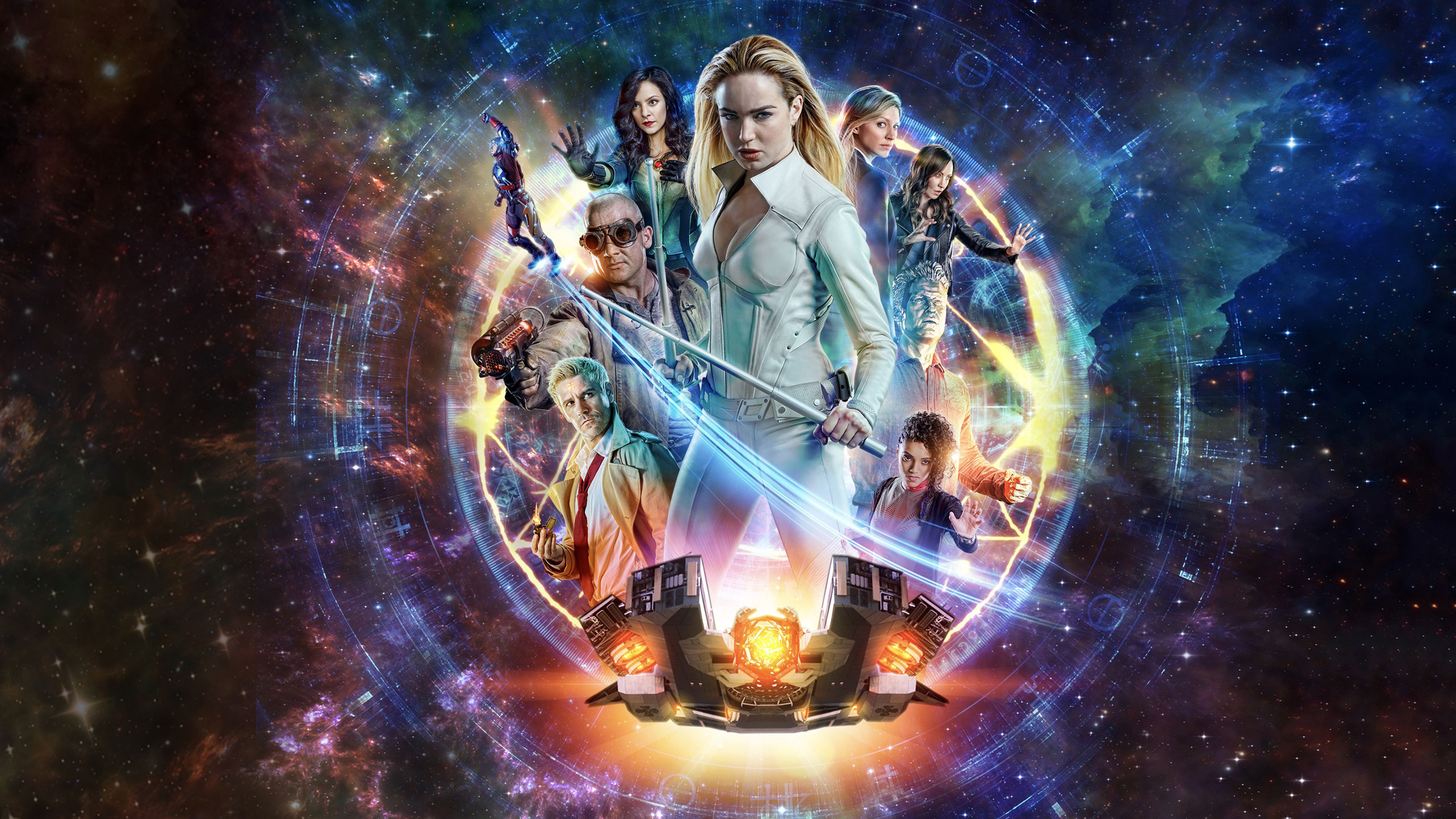 DC's Legends Of Tomorrow Season 04 Poster 4k Ultra HD Wallpaper