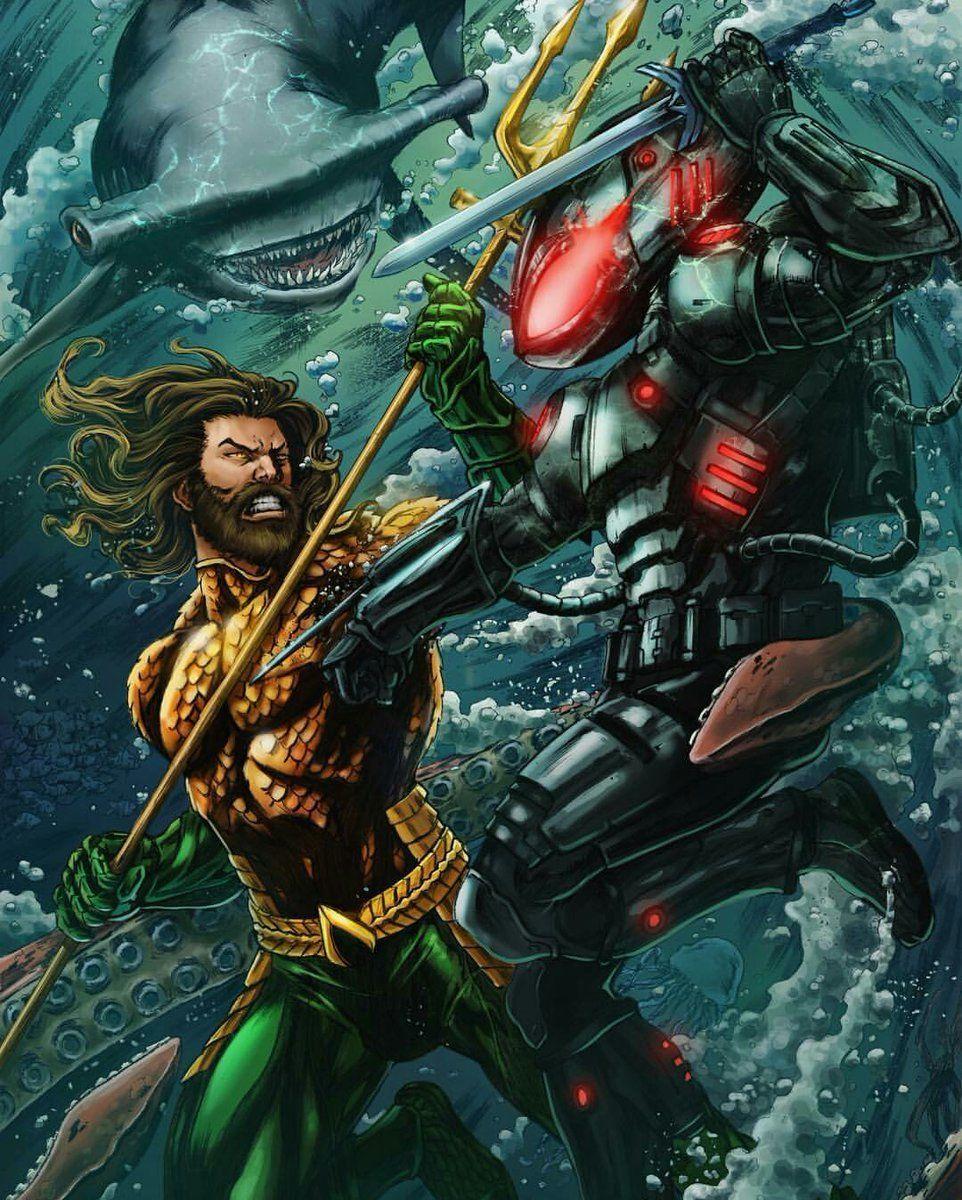 Amazing #Aquaman Vs Black Manta Fan Art. Aquaman Comic, Aquaman