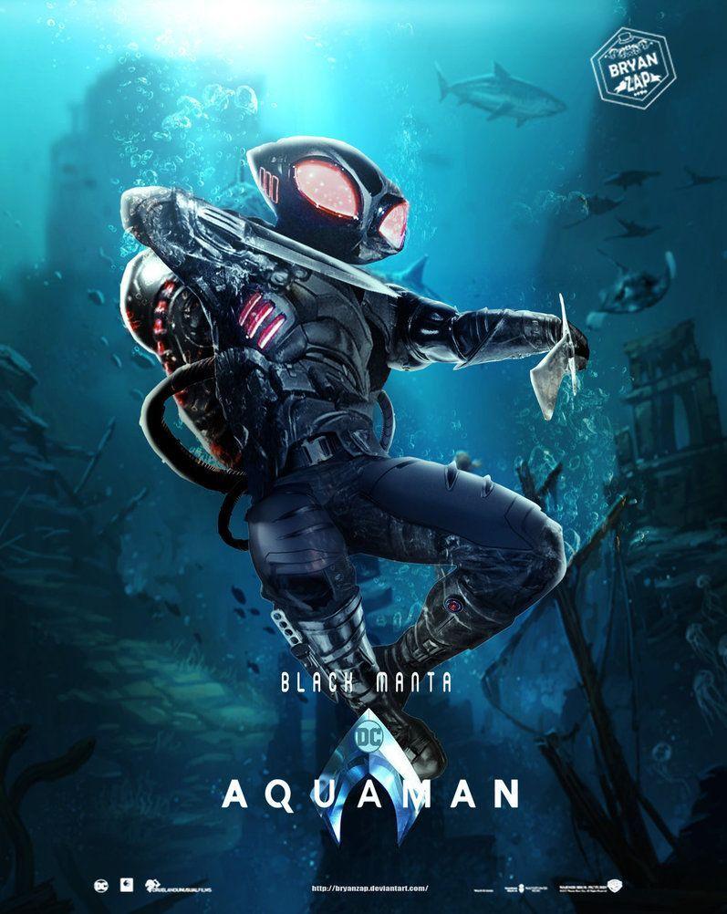 Aquaman Manta Poster
