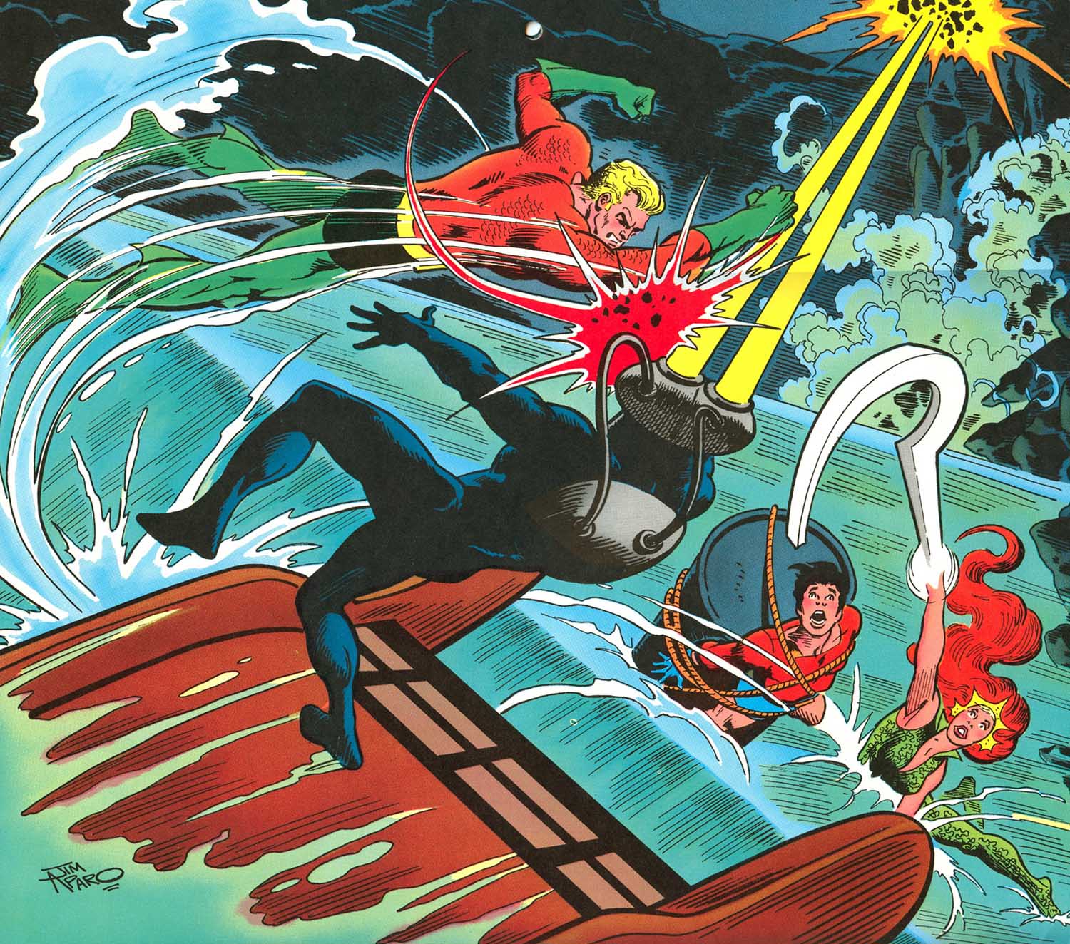 Super DC Calendar for June: Aquaman vs Black Manta