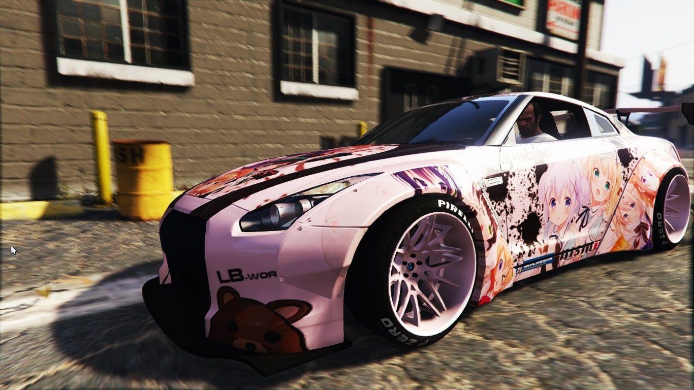 GochiUsa 2 Itasha For Nissan GT R R35 [LibertyWalk]