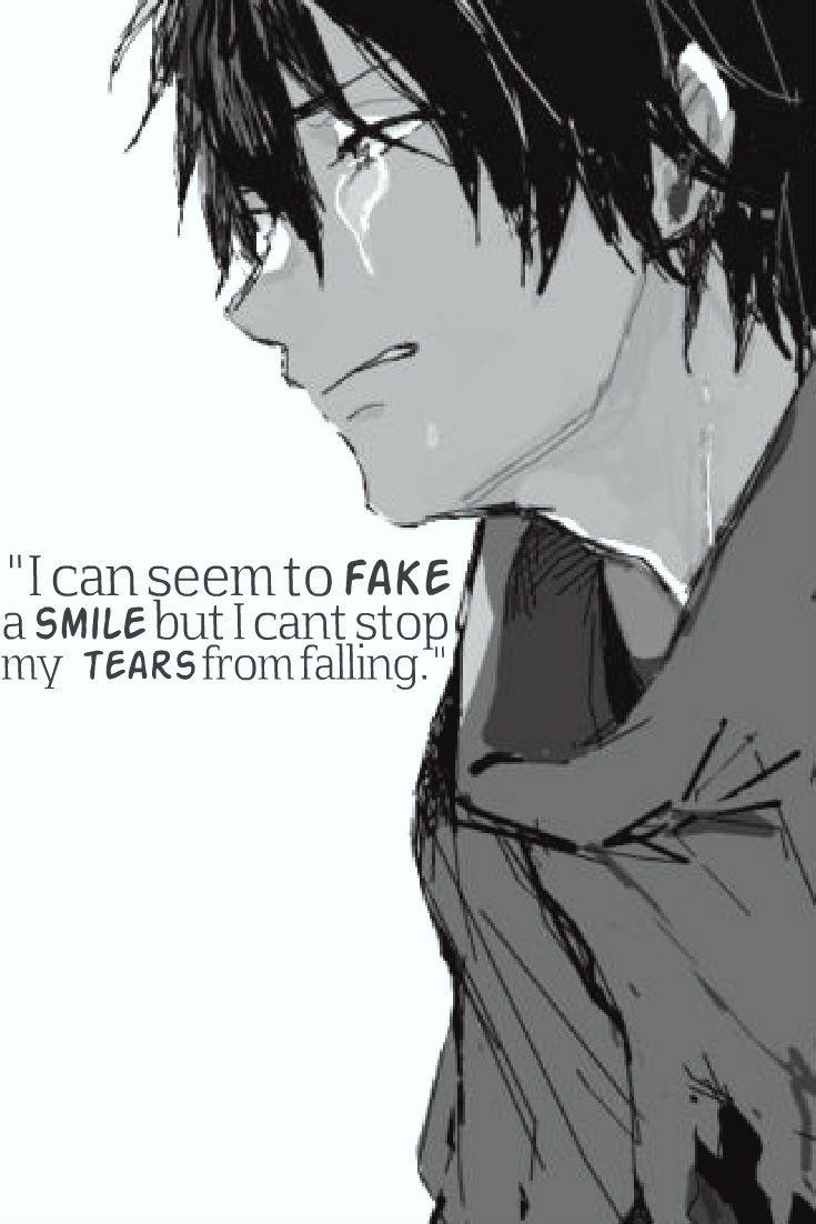 I can seem to fake a smile but I cant stop my tears from falling
