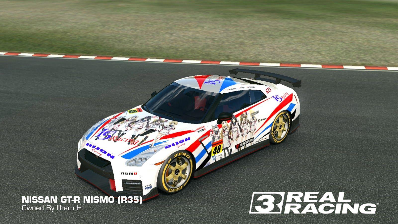Nissan Nismo GTR Dijon Racing Livery Real Racing 3