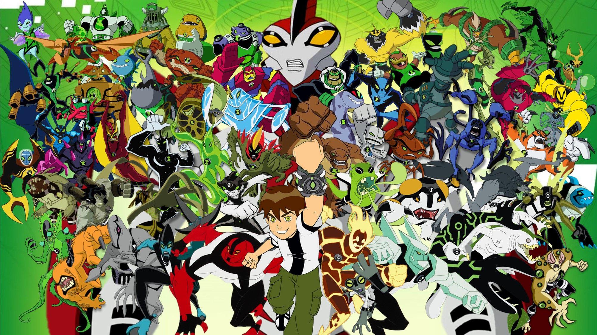 A Ben 10 wallpaper I made, featuring Ben and his 62